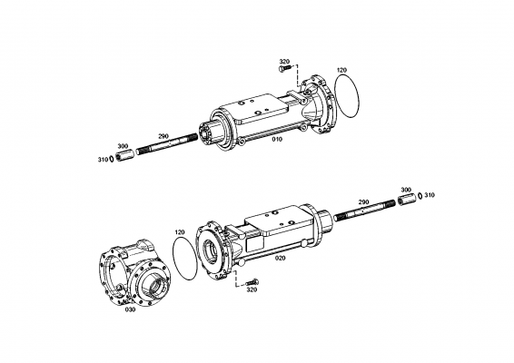 drawing for WEIDEMANN GMBH & CO. KG 1000213606 - AXLE CASING (figure 5)