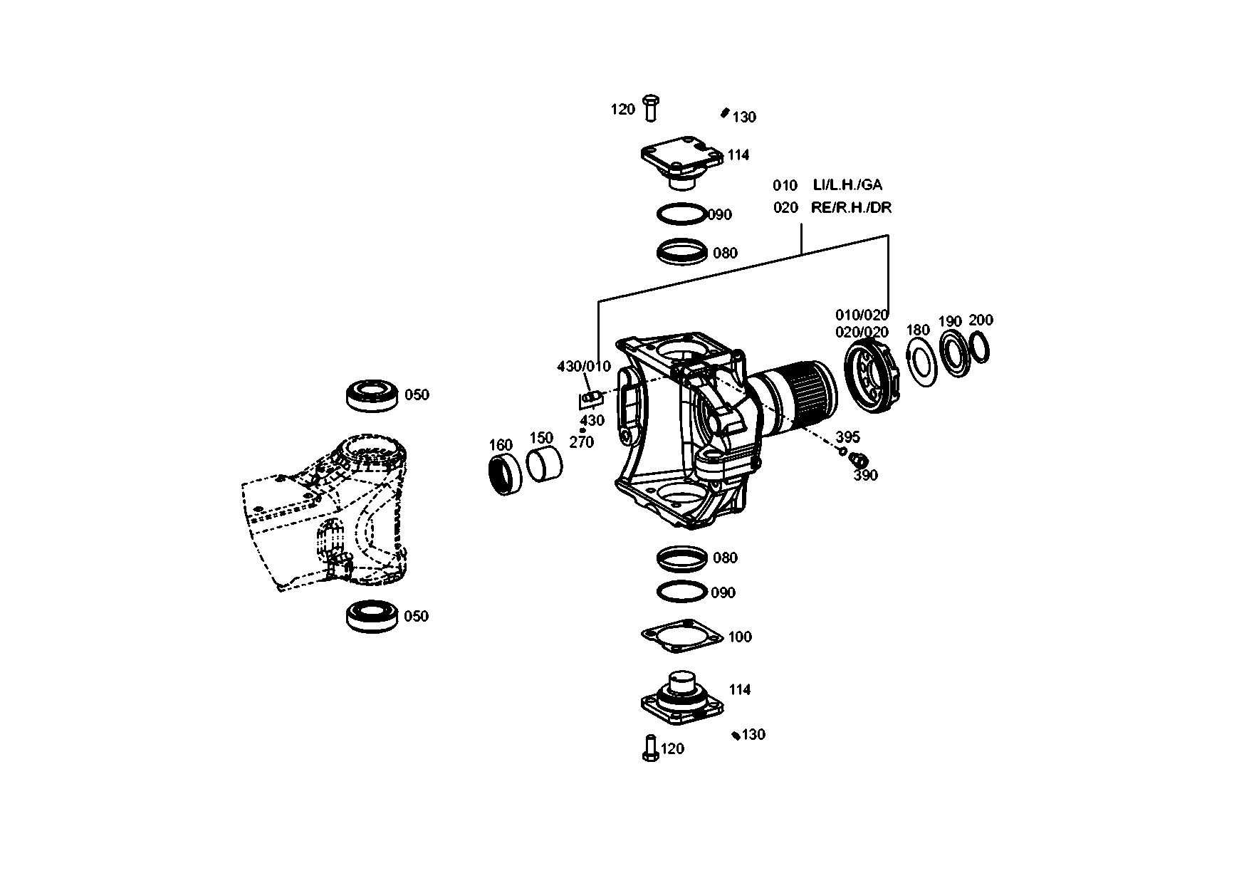 drawing for JOHN DEERE 0730501302 - RETAINING RING (figure 1)