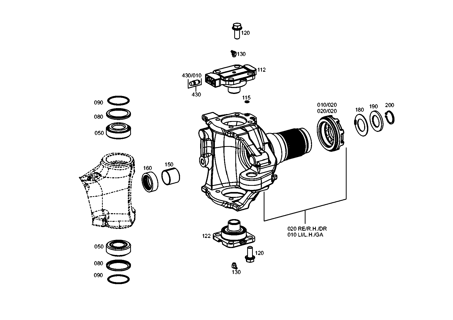 drawing for DAF 100080 - RETAINING RING (figure 3)