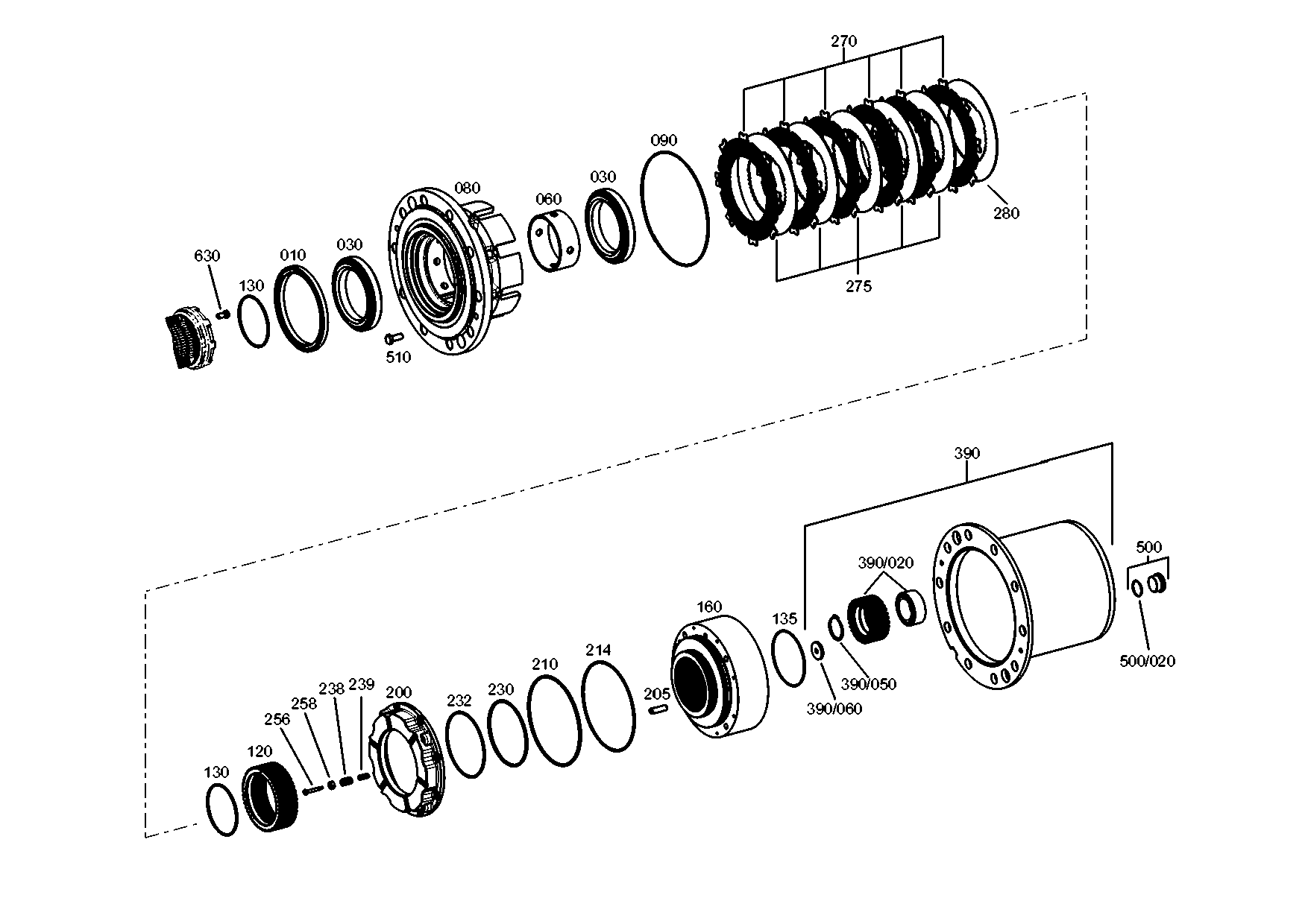 drawing for JLG INDUSTRIES, INC. 10219749 - INNER CLUTCH DISC (figure 2)