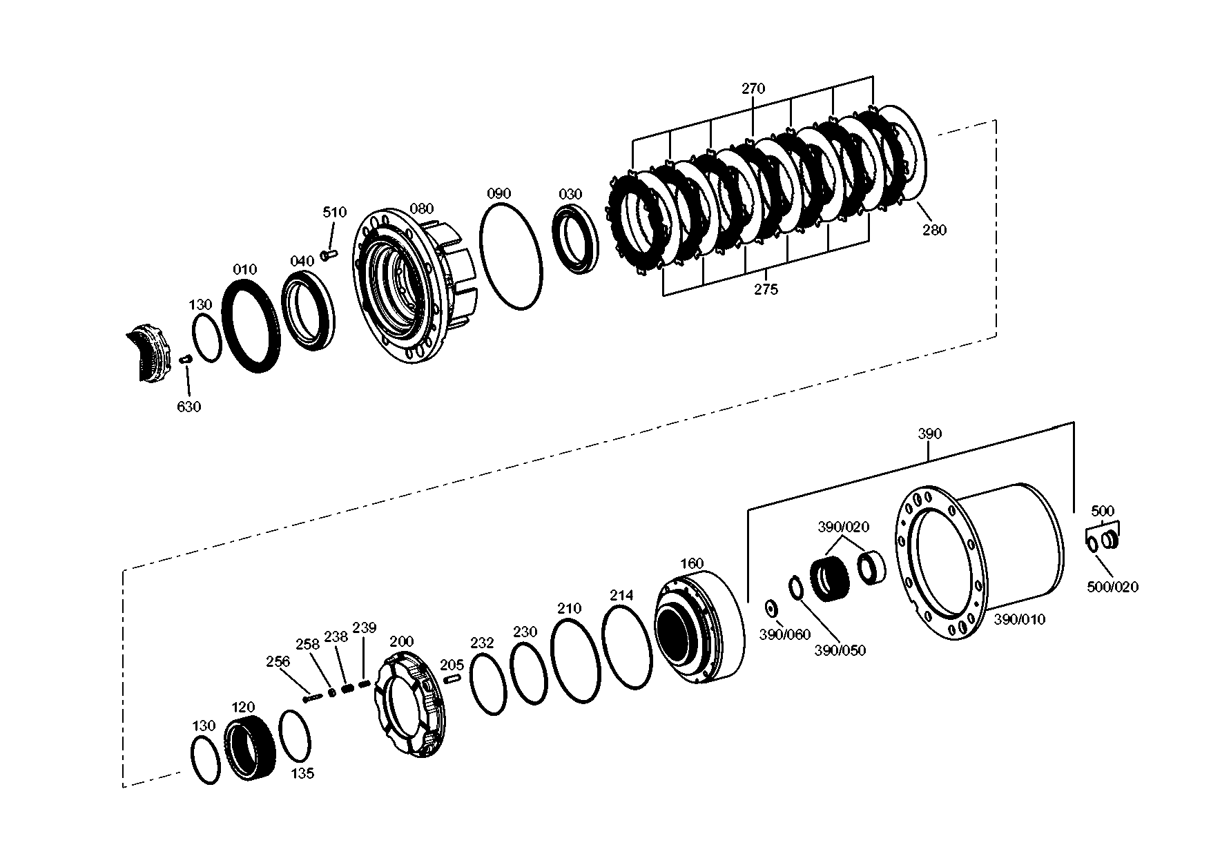 drawing for KOMATSU LTD. 4917659M1 - CASSETTE RING (figure 3)