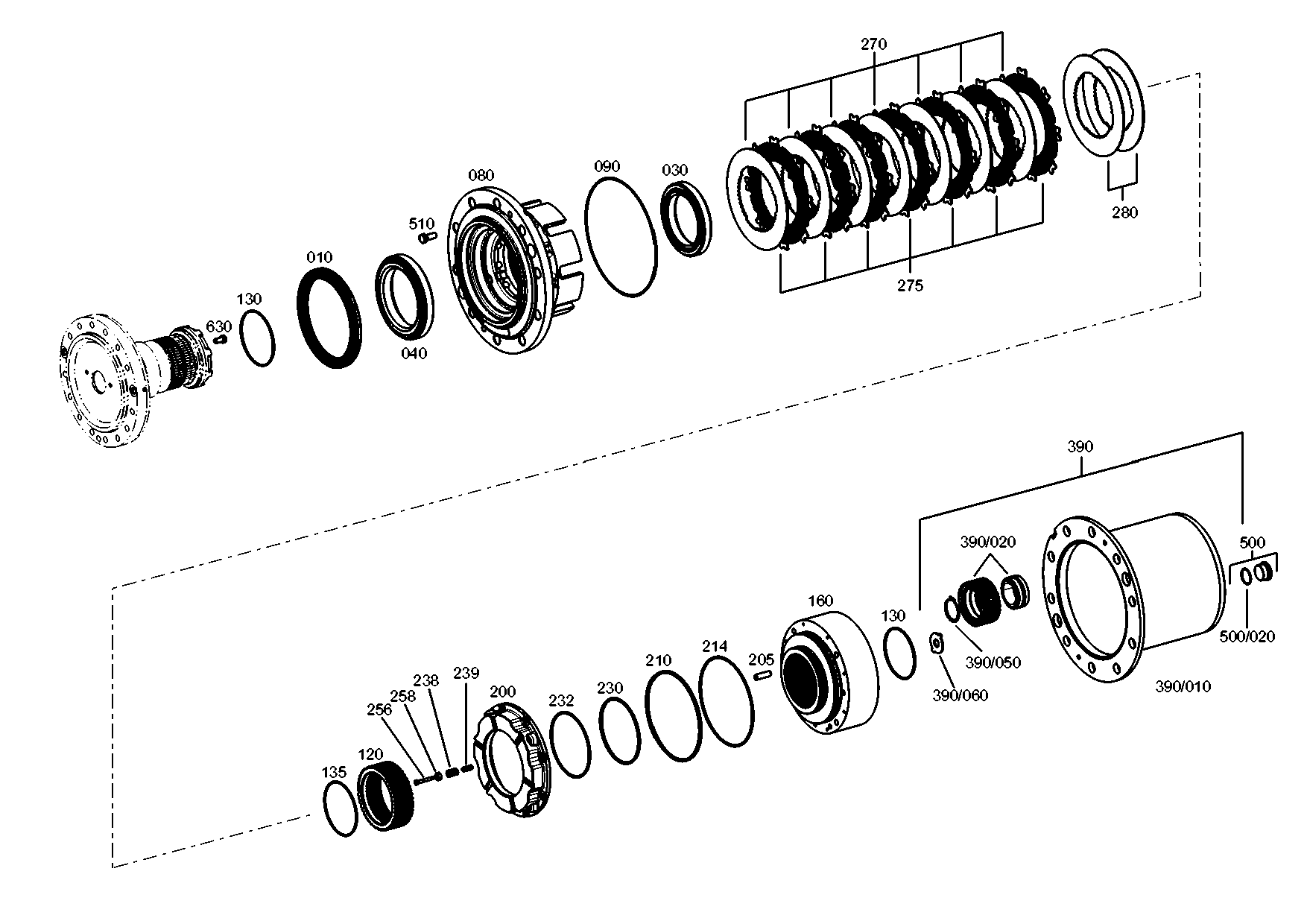 drawing for TEREX EQUIPMENT LIMITED ZGAQ-00100 - CASSETTE RING (figure 4)