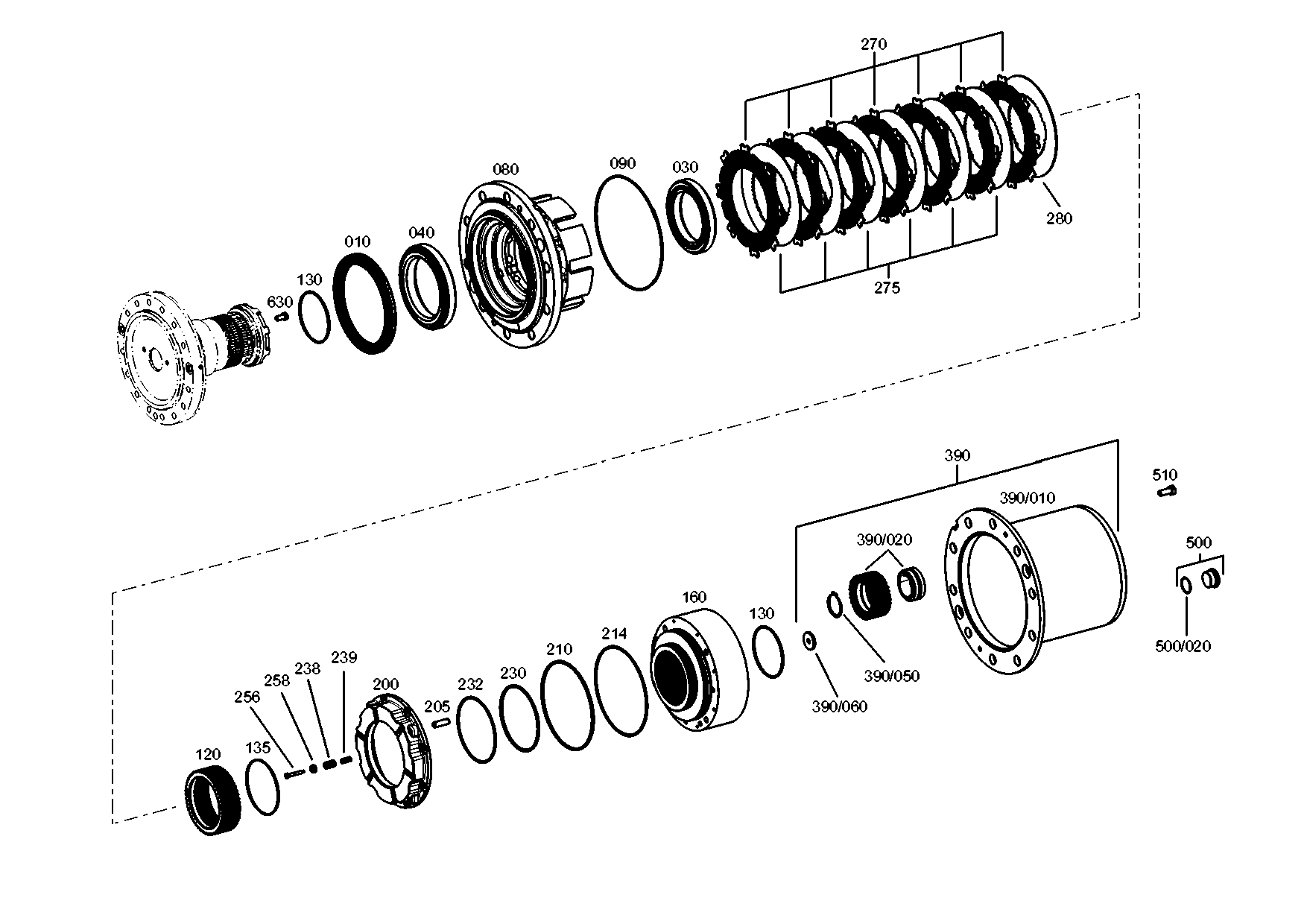 drawing for TEREX EQUIPMENT LIMITED ZGAQ-00100 - CASSETTE RING (figure 5)