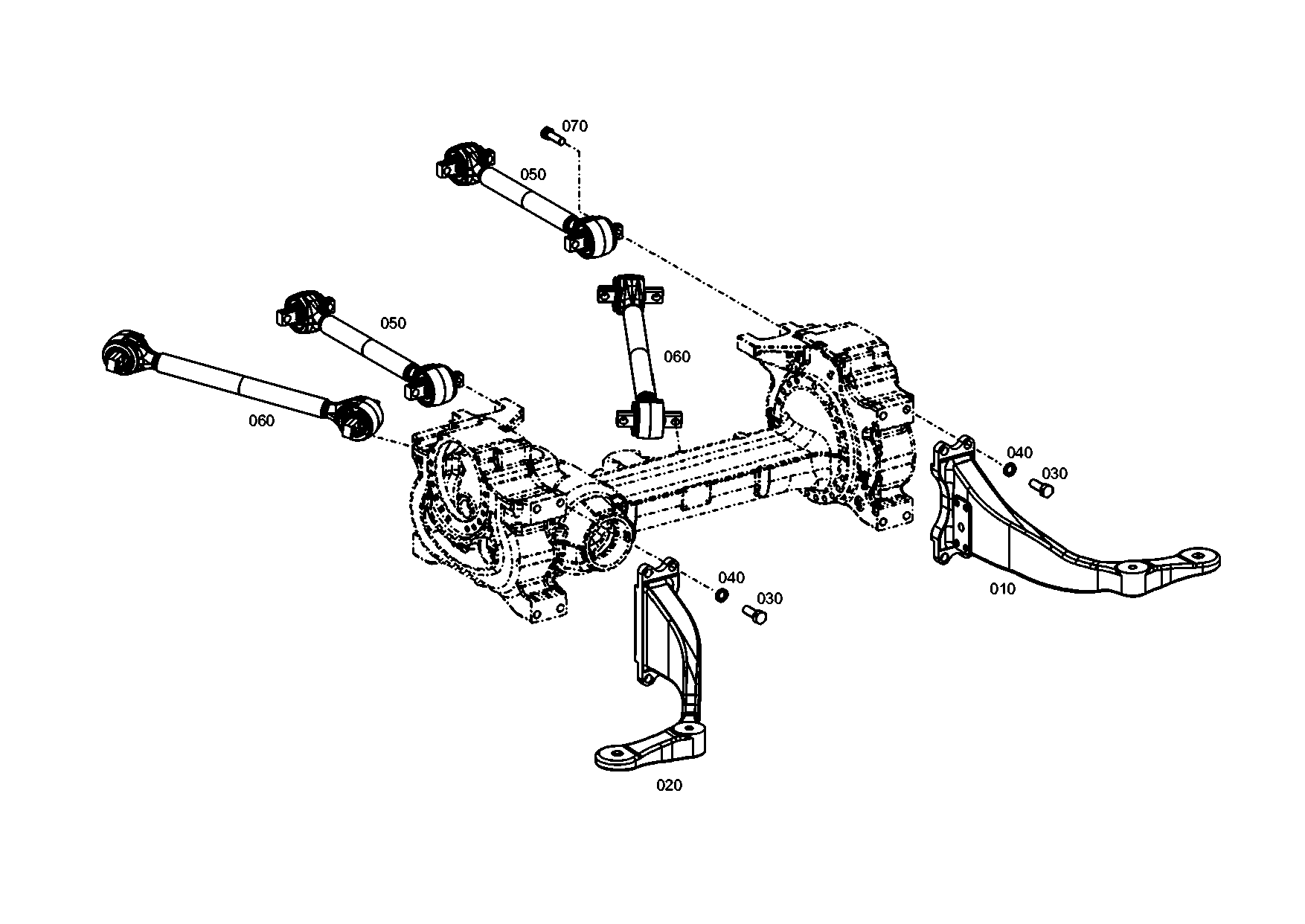 drawing for SOLARIS-BUS 0870-317-843 - TRAILING LINK (figure 3)