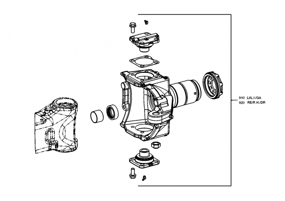 drawing for MAFI Transport-Systeme GmbH 083523 - BEARING PIN (figure 2)