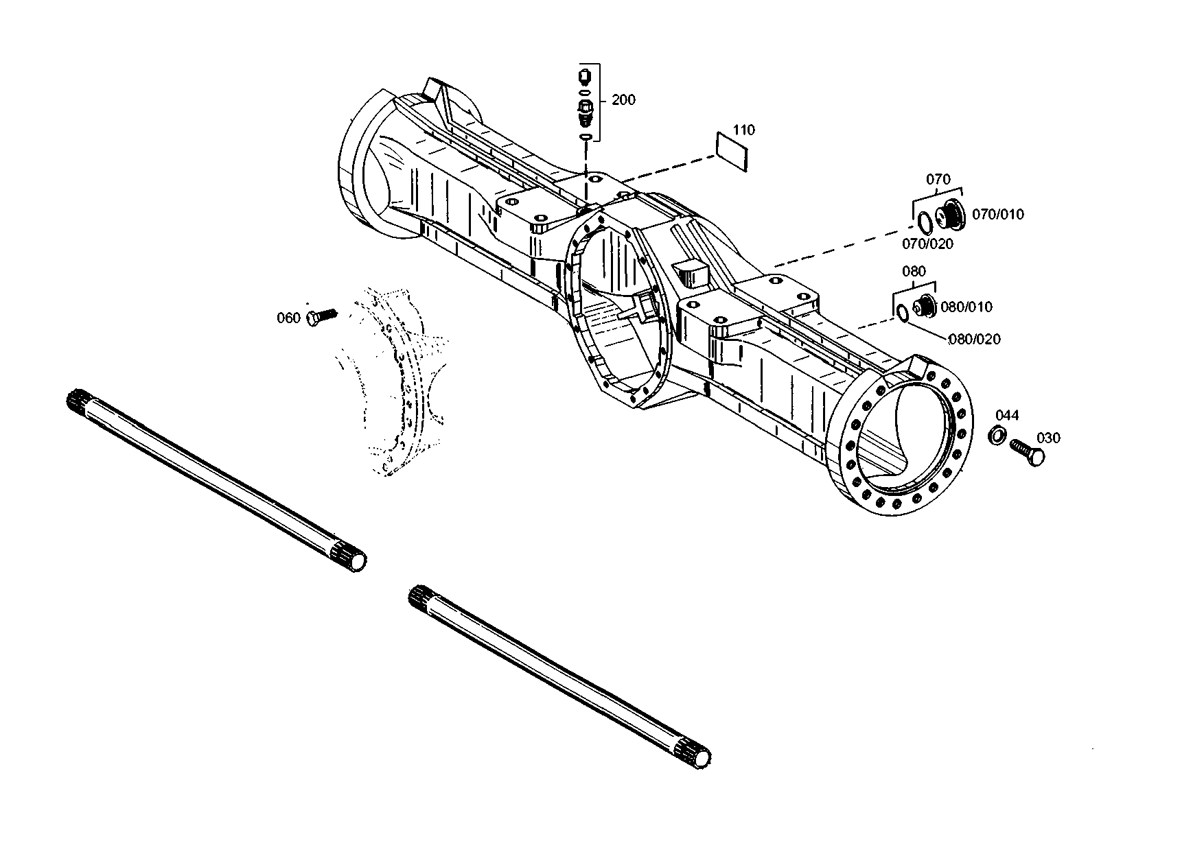 drawing for EVOBUS A0079909182 - WASHER (figure 4)