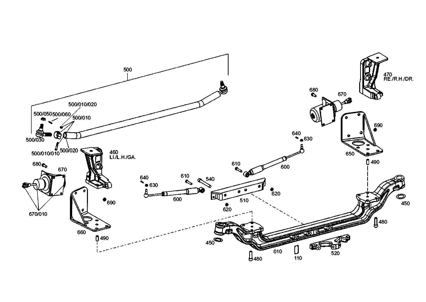 drawing for EVOBUS A0003900622 - REPAIR KIT (figure 3)