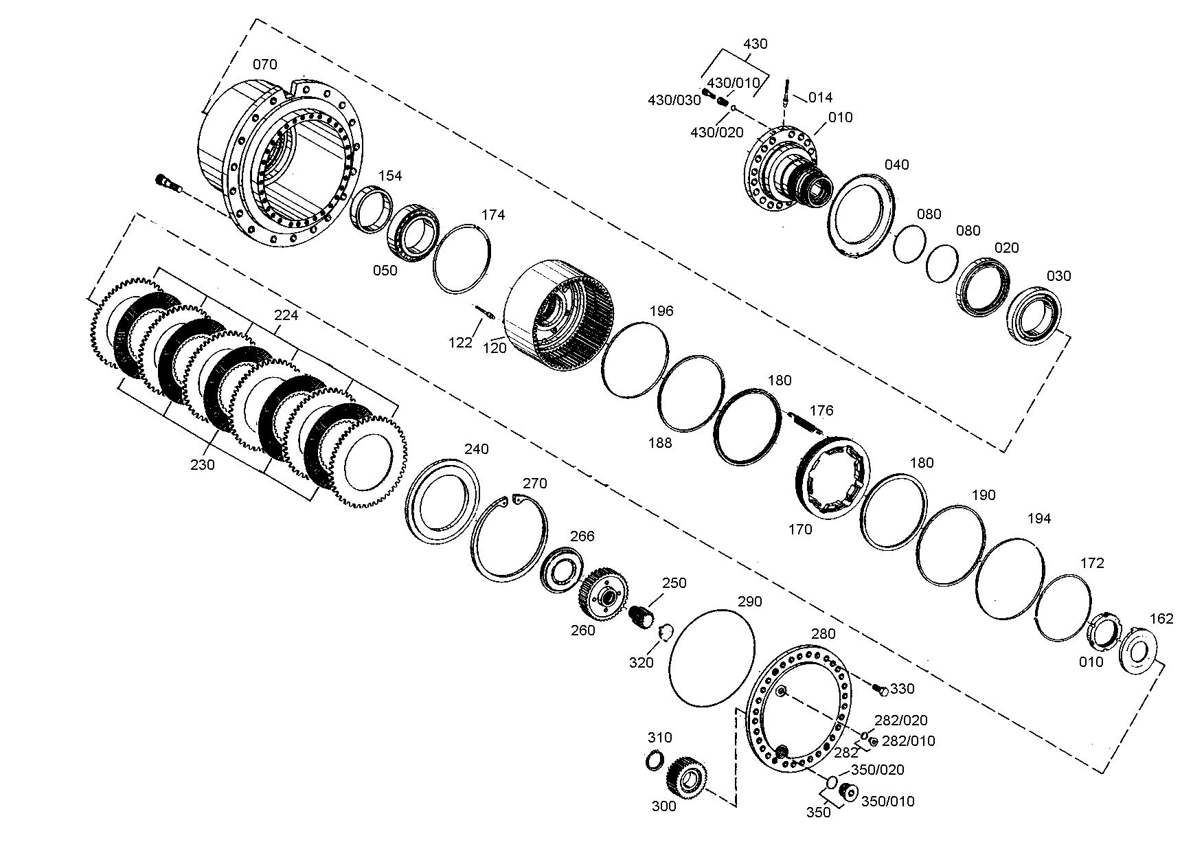 drawing for LIEBHERR GMBH 8054894 - RING (figure 1)