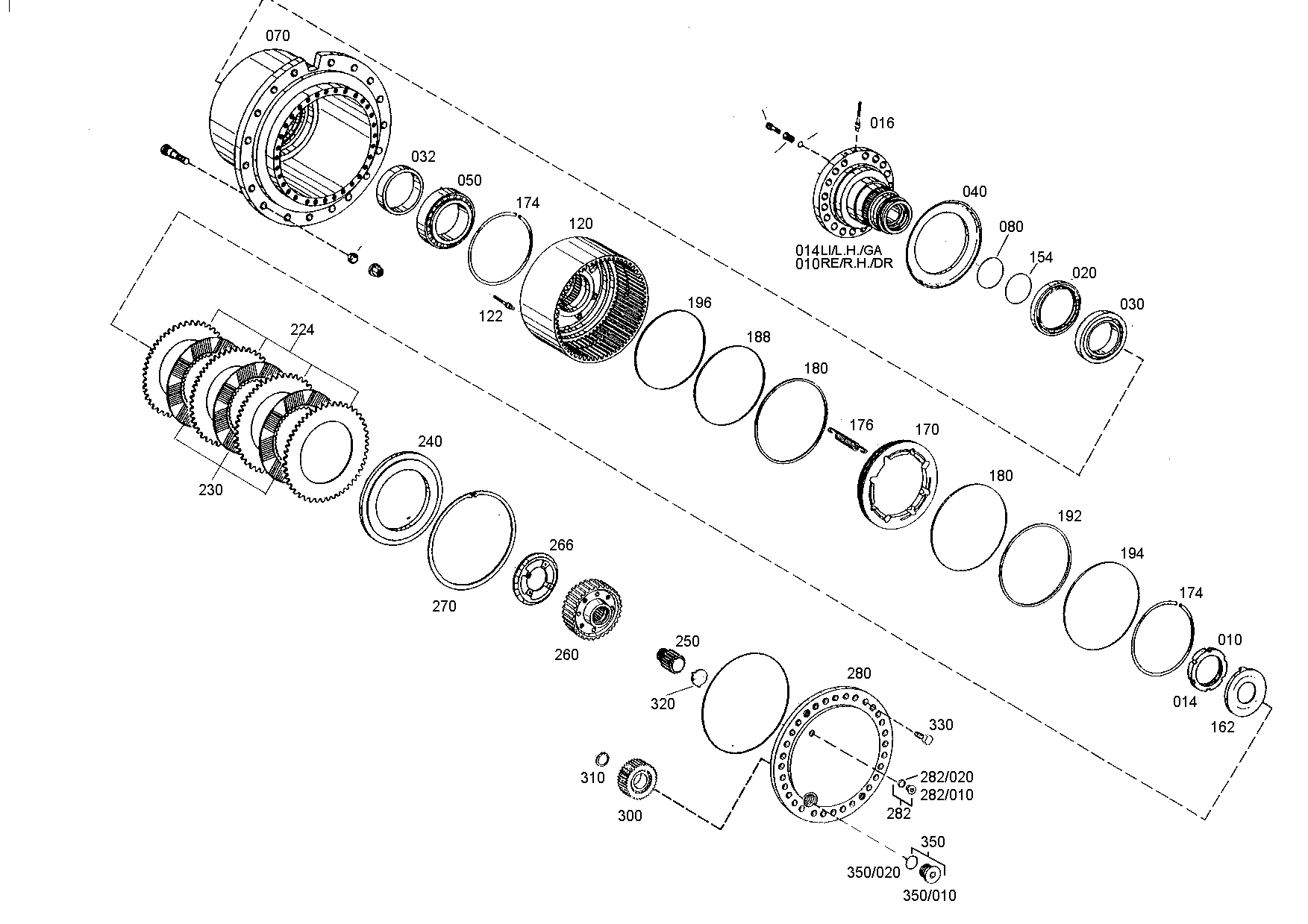 drawing for LIEBHERR GMBH 7623429 - PLANET CARRIER (figure 3)