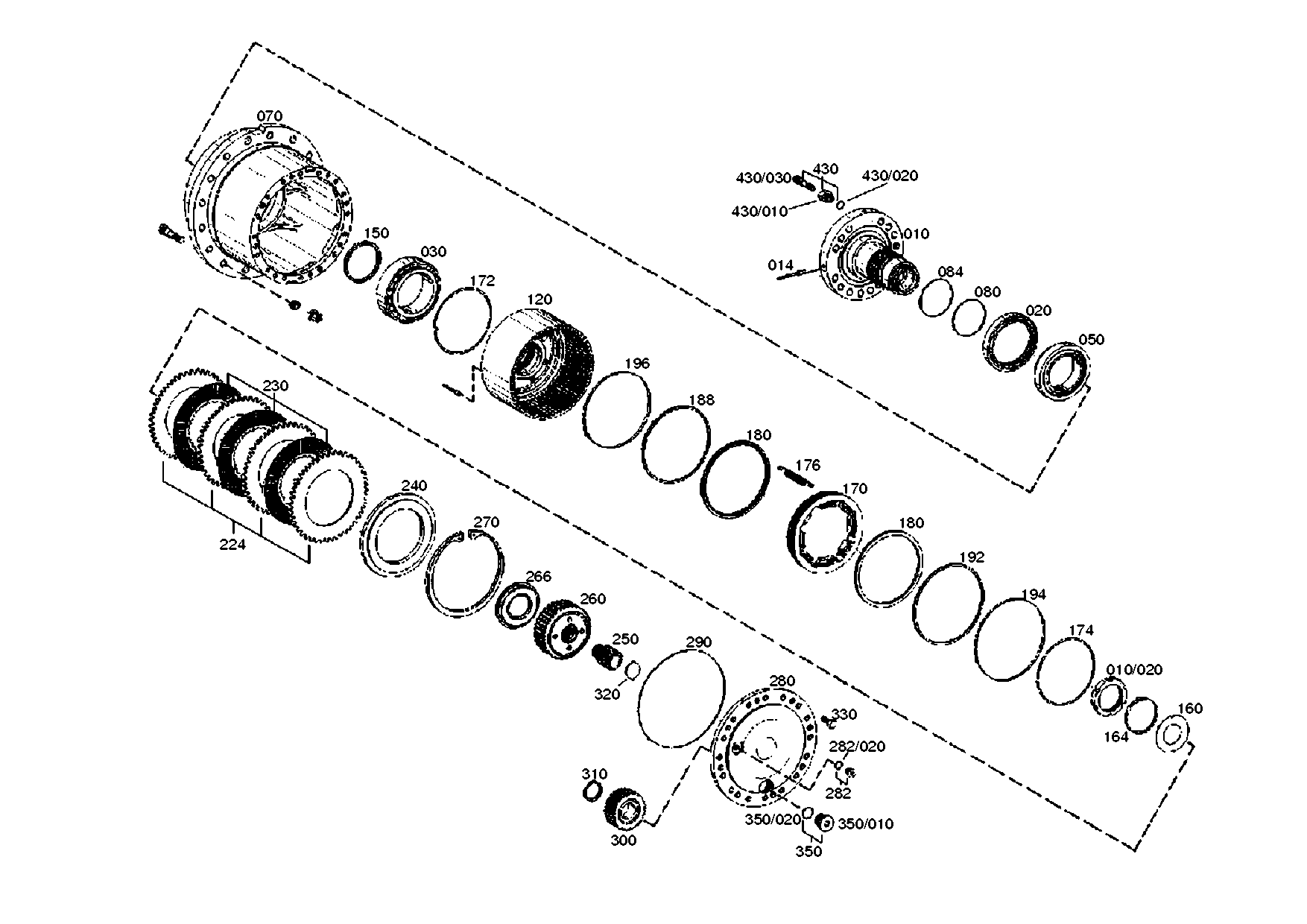 drawing for JCB 550/40075 - WASHER (figure 5)