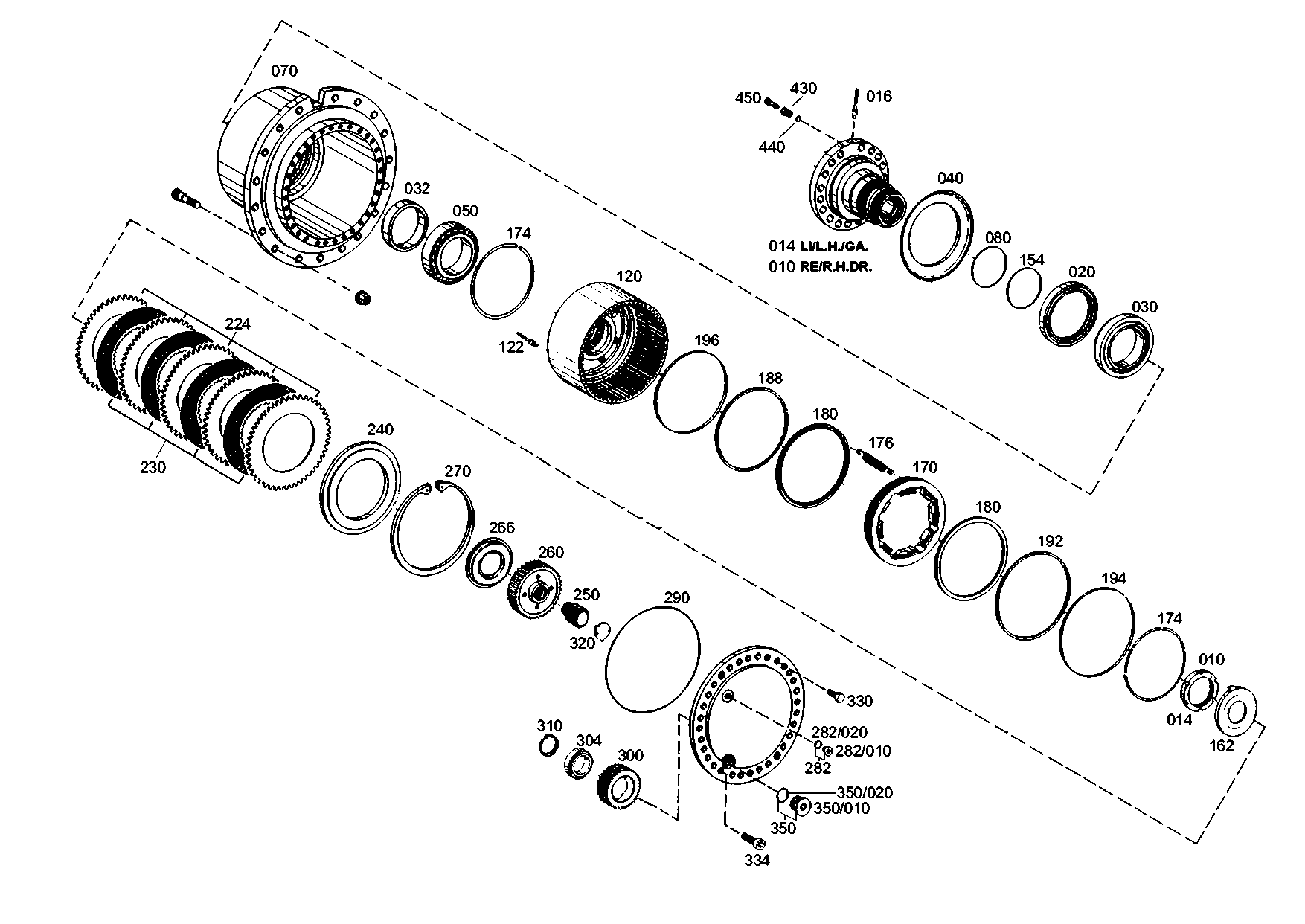 drawing for LIEBHERR GMBH 7623432 - DISC CARRIER (figure 5)