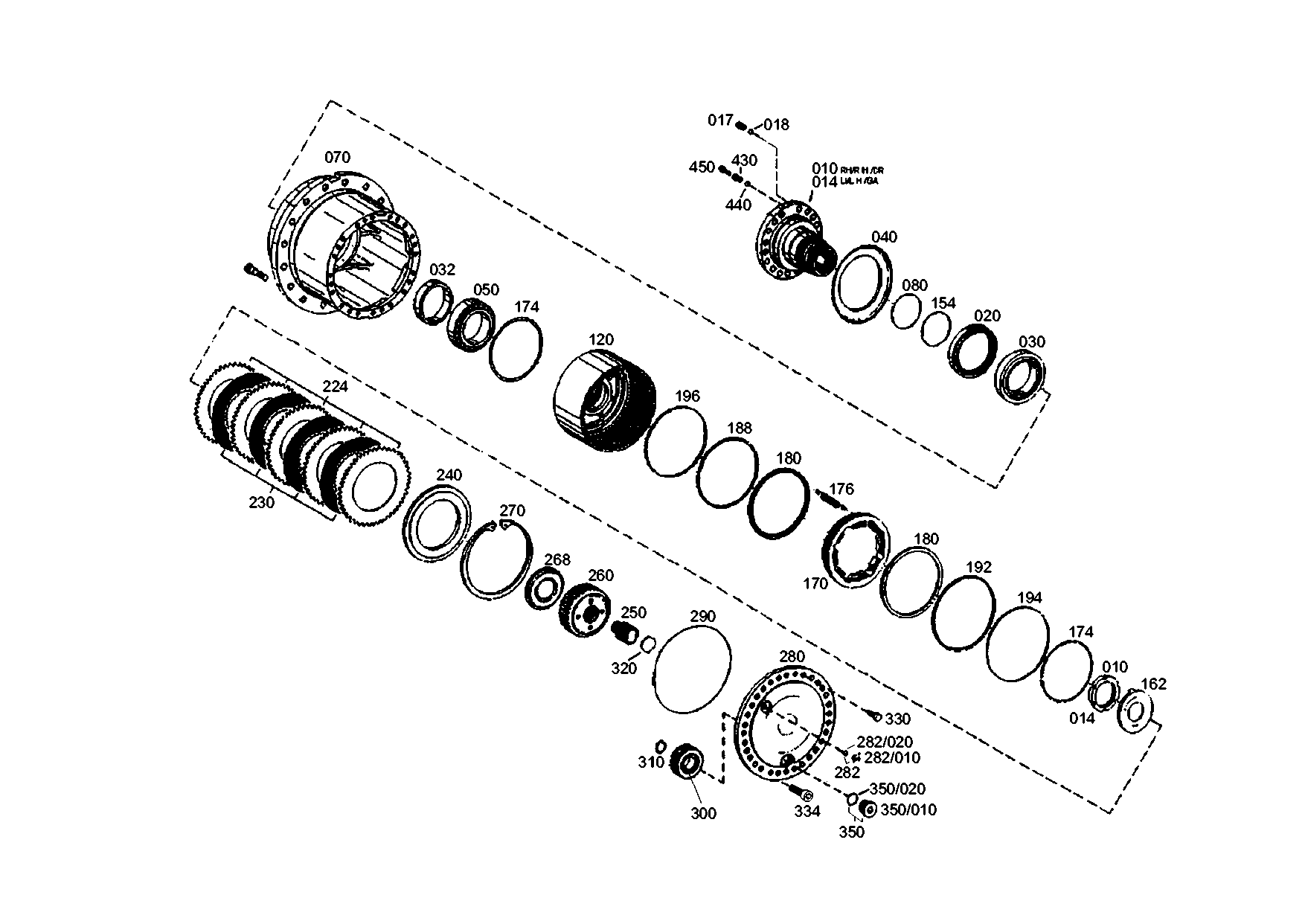 drawing for DOOSAN 153519 - SUN GEAR SHAFT (figure 3)