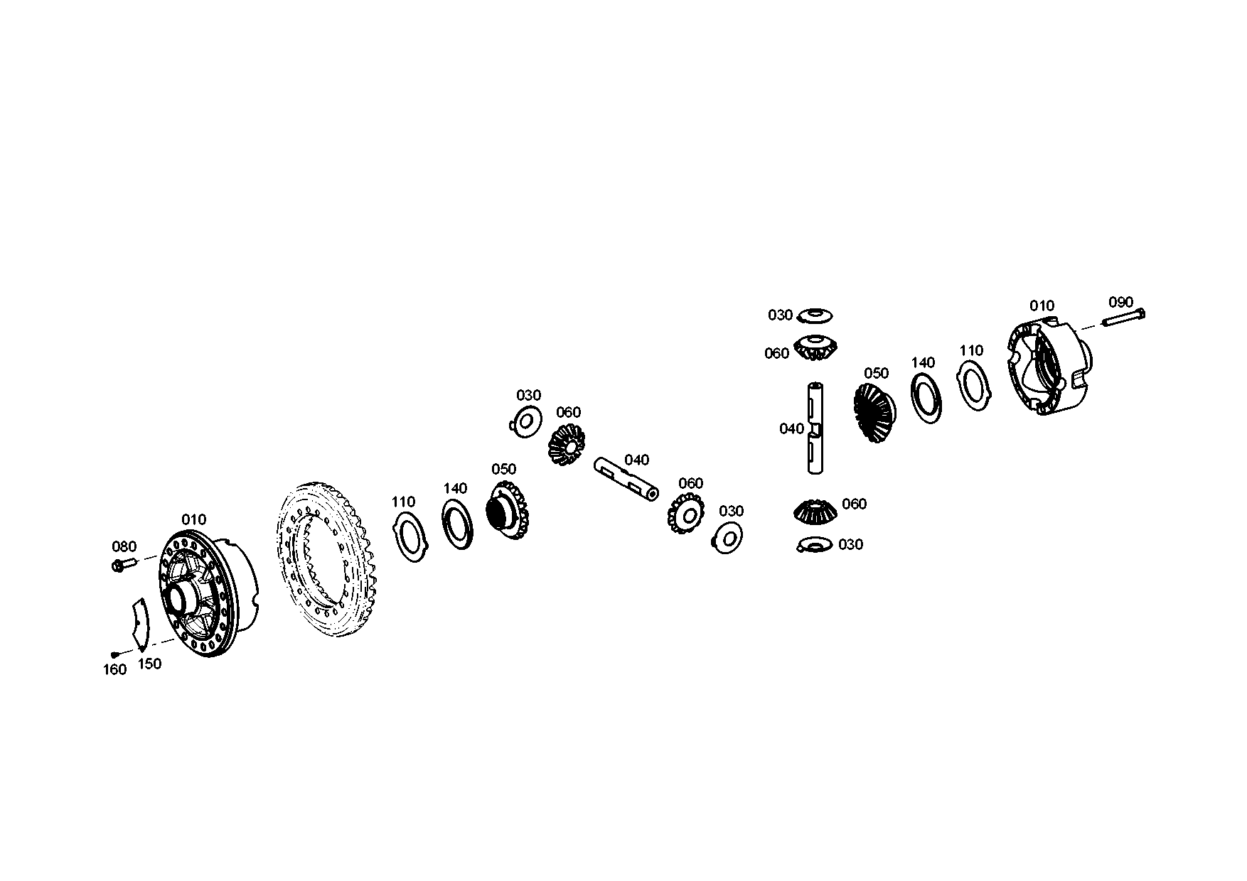 drawing for LIUGONG 00B0054 - HEXAGON SCREW (figure 1)