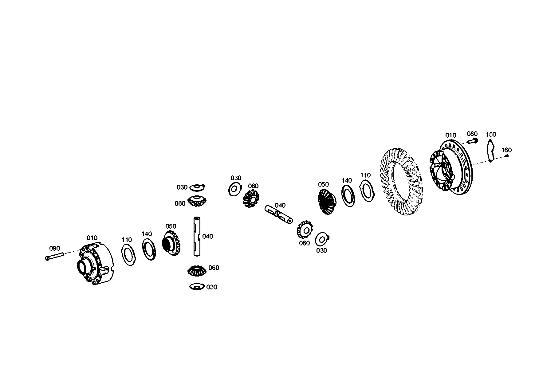 drawing for LIUGONG 00B0054 - HEXAGON SCREW (figure 2)