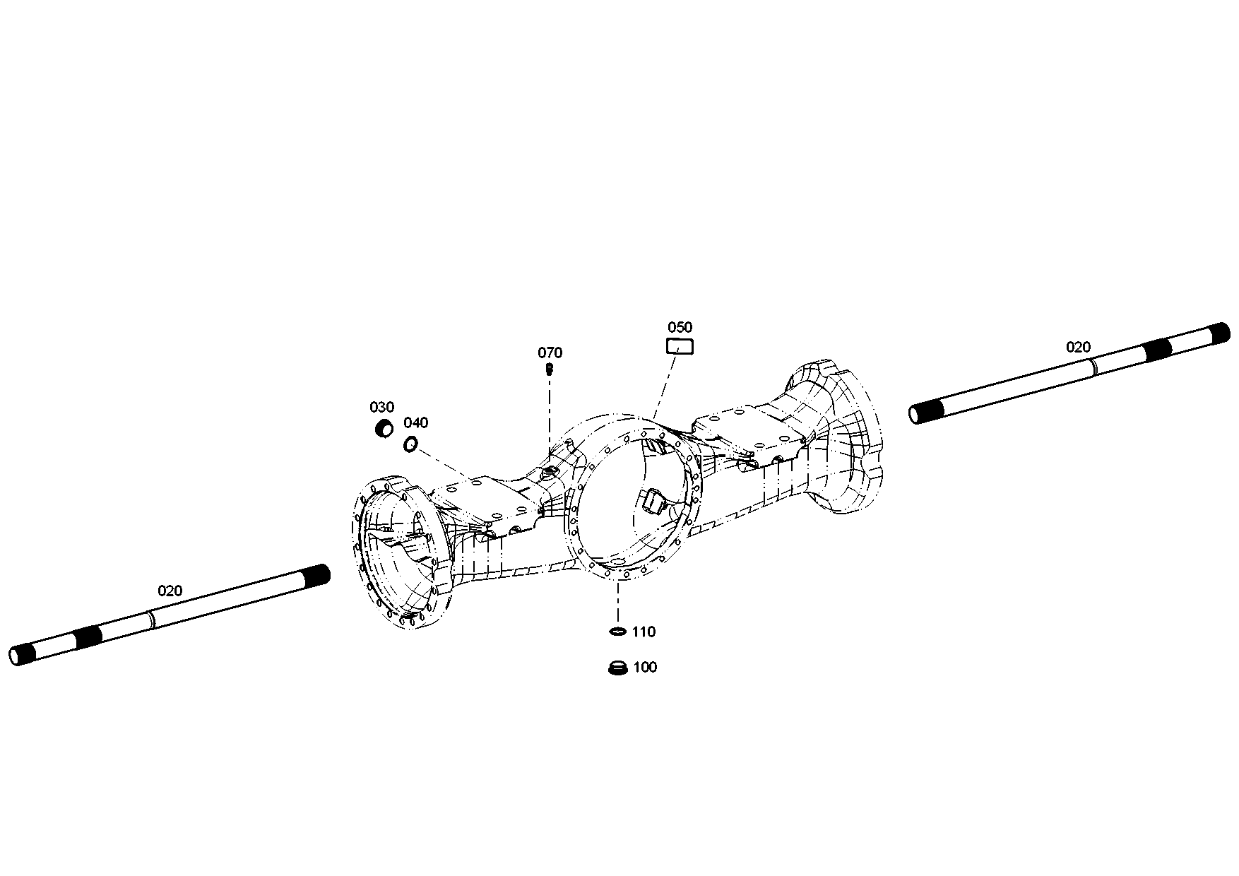 drawing for LIUGONG 03B1961 - BREATHER (figure 1)