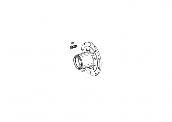 drawing for MAN N1.01101-5483 - HUB (figure 5)