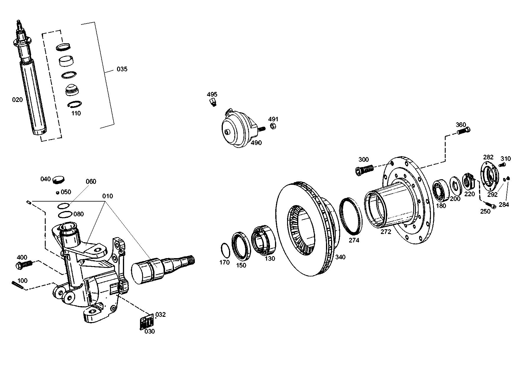 drawing for ORION BUS INDUSTRIES 14011604 - SEAL KIT (figure 1)