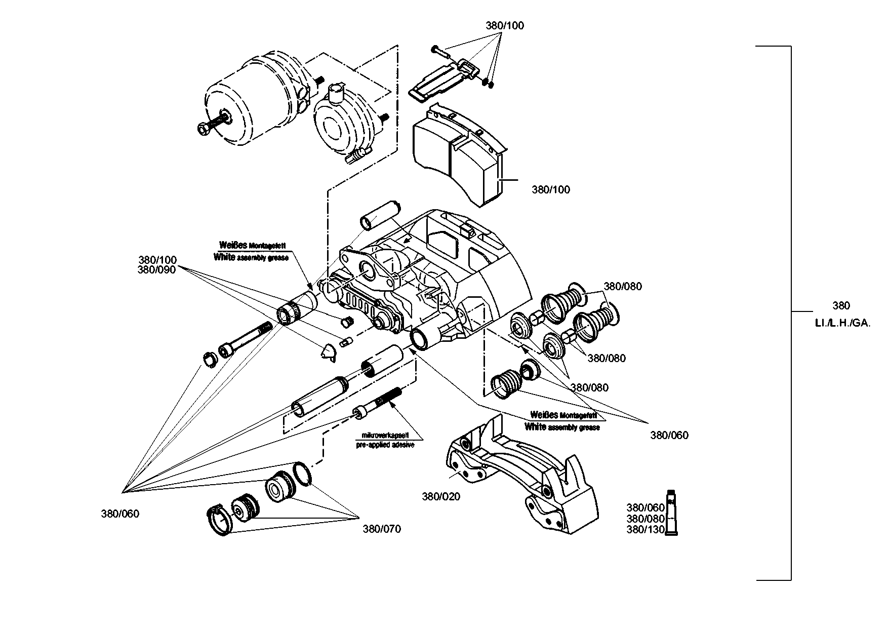 drawing for ORION BUS INDUSTRIES 14011604 - SEAL KIT (figure 3)