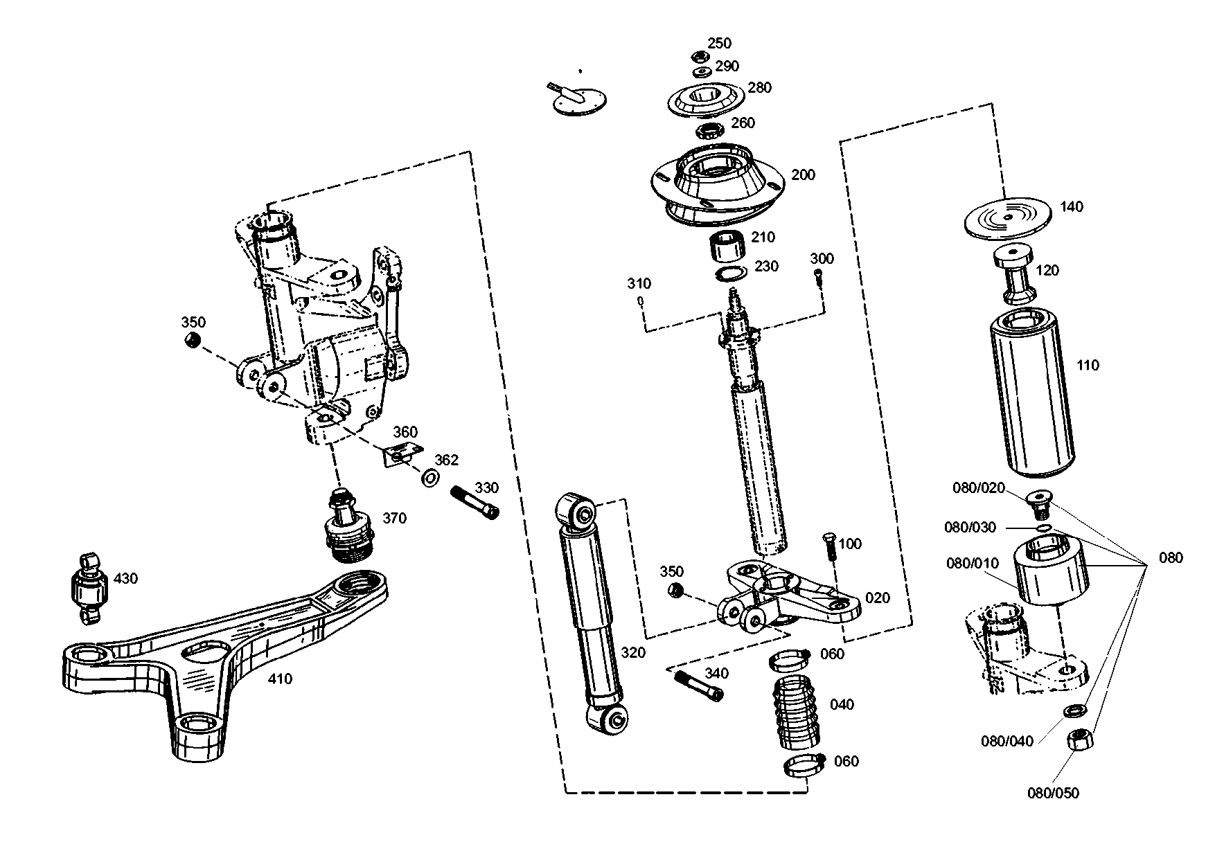 drawing for ORION BUS INDUSTRIES 14010969 - SUPPORT BEARING (figure 2)