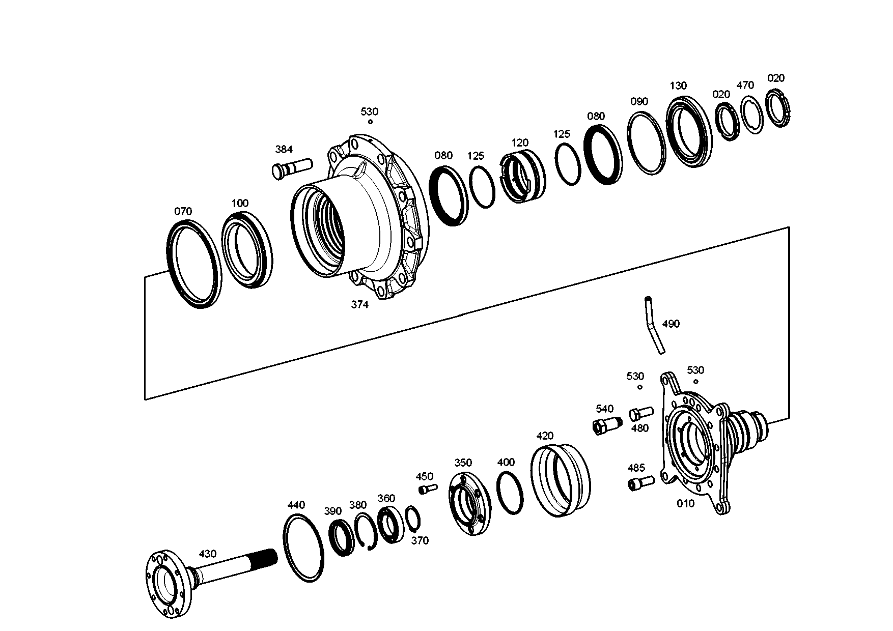 drawing for ORENSTEIN & KOPPEL AG 0039410 - O-RING (figure 1)