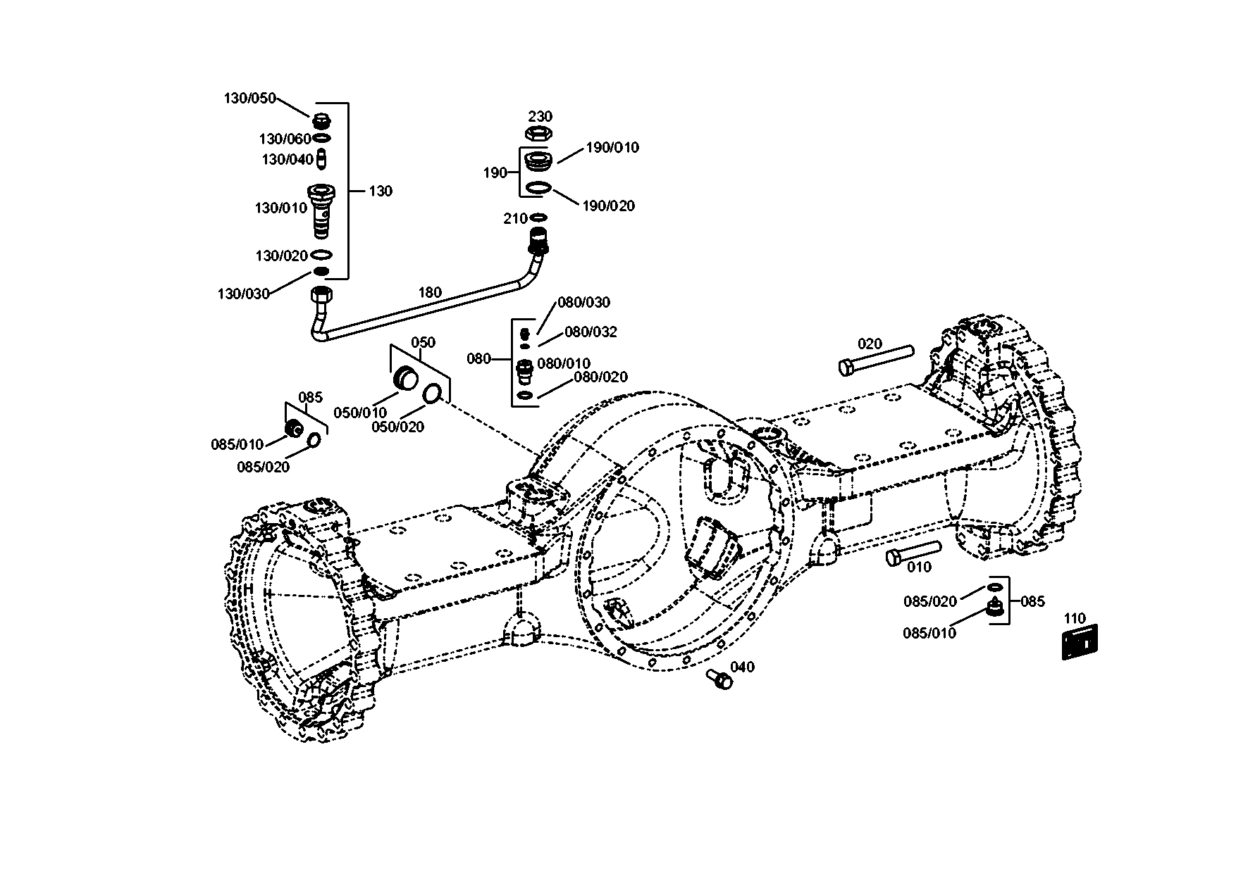 drawing for LIEBHERR GMBH 7624136 - OBLONG RING (figure 5)