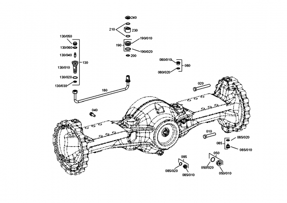 drawing for LIEBHERR GMBH 7624140 - SCREW PLUG (figure 1)