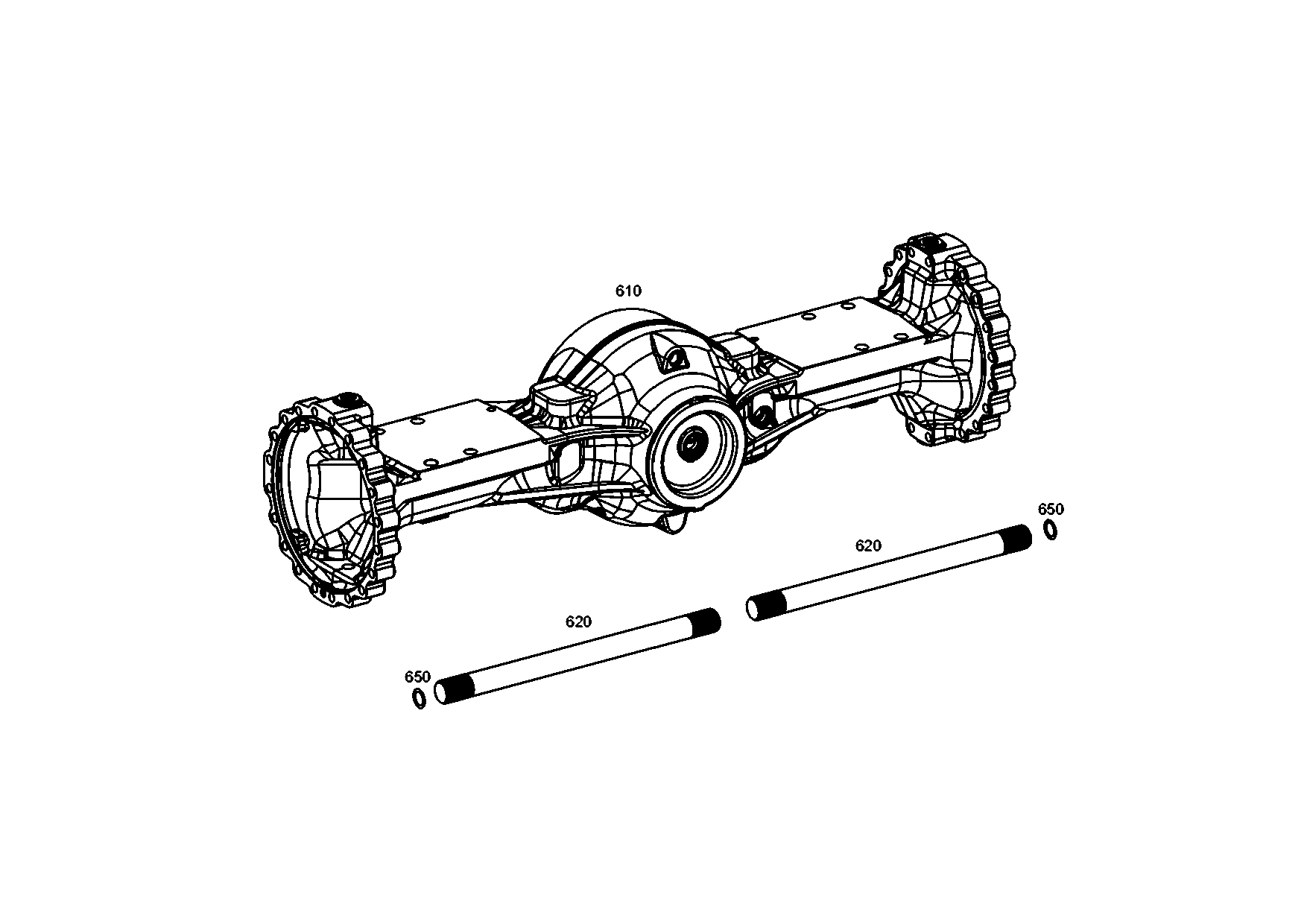 drawing for CNH NEW HOLLAND 8605310 - SHIM (figure 1)