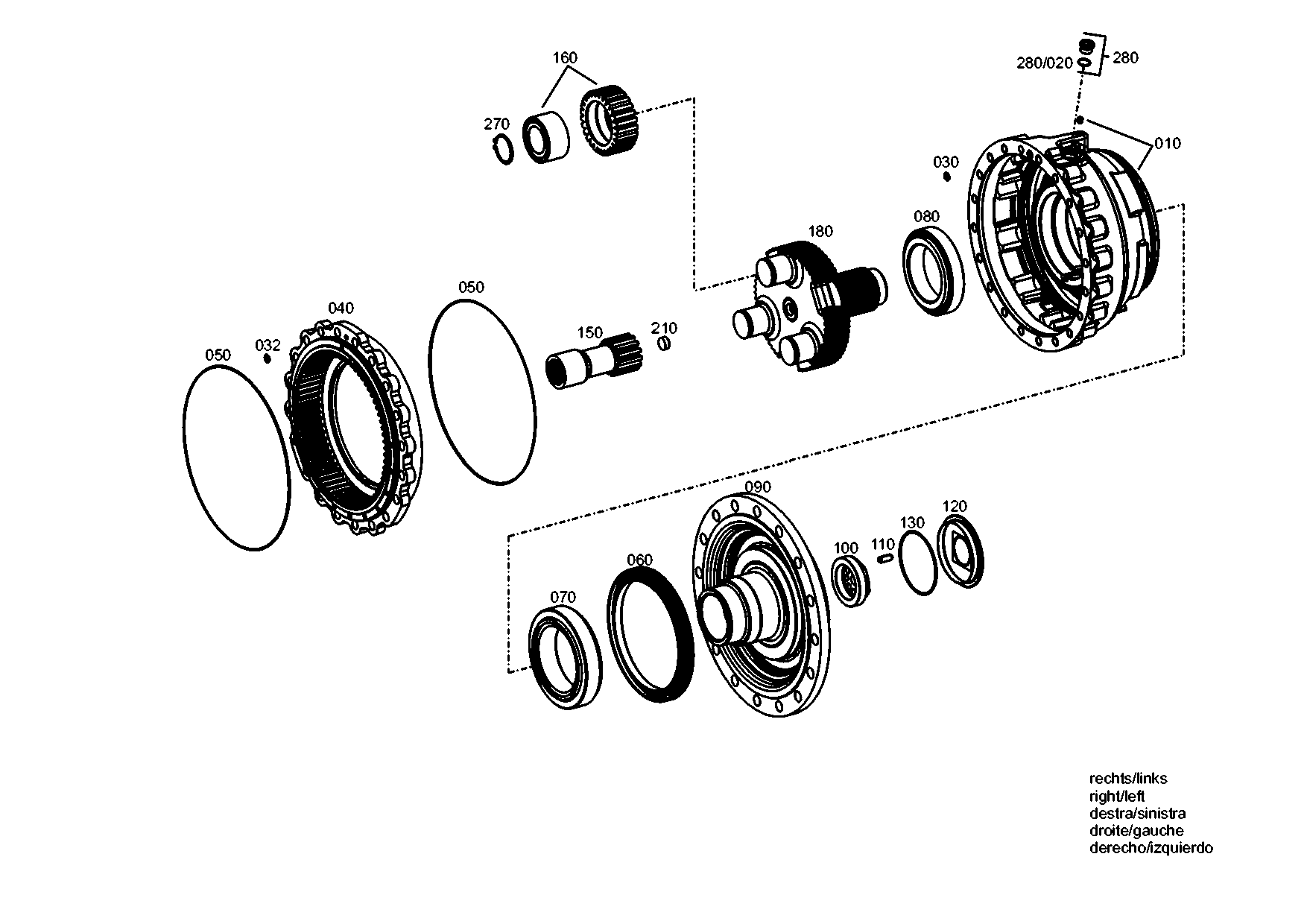 drawing for LIEBHERR GMBH 10032811 - TAPERED ROLLER BEARING (figure 5)