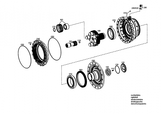 drawing for Hyundai Construction Equipment ZGAQ-02710 - HOUSING-BRAKE (figure 4)