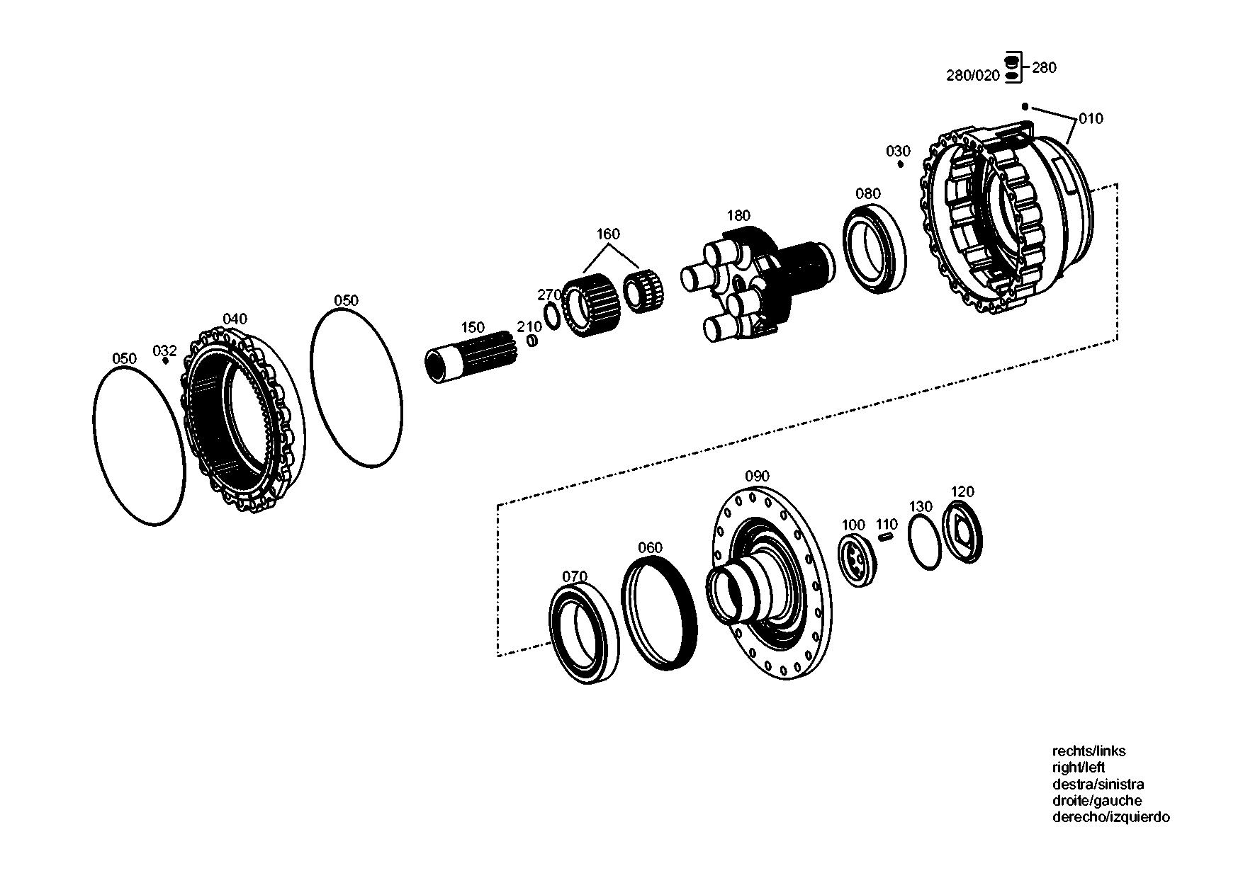 drawing for LIEBHERR GMBH 10100097 - RING GEAR (figure 4)