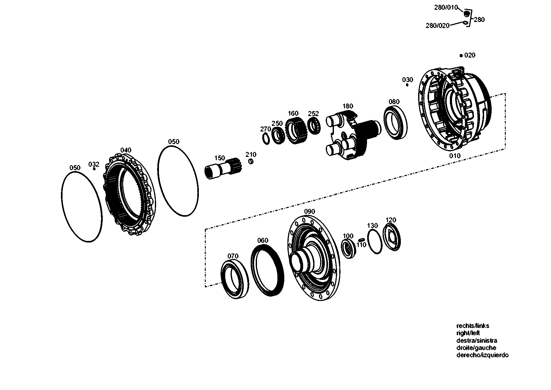 drawing for DOOSAN MX053490 - RETAINING RING (figure 3)