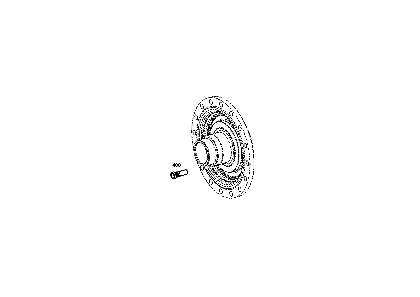 drawing for JOHN DEERE F436040 - WHEEL STUD (figure 3)