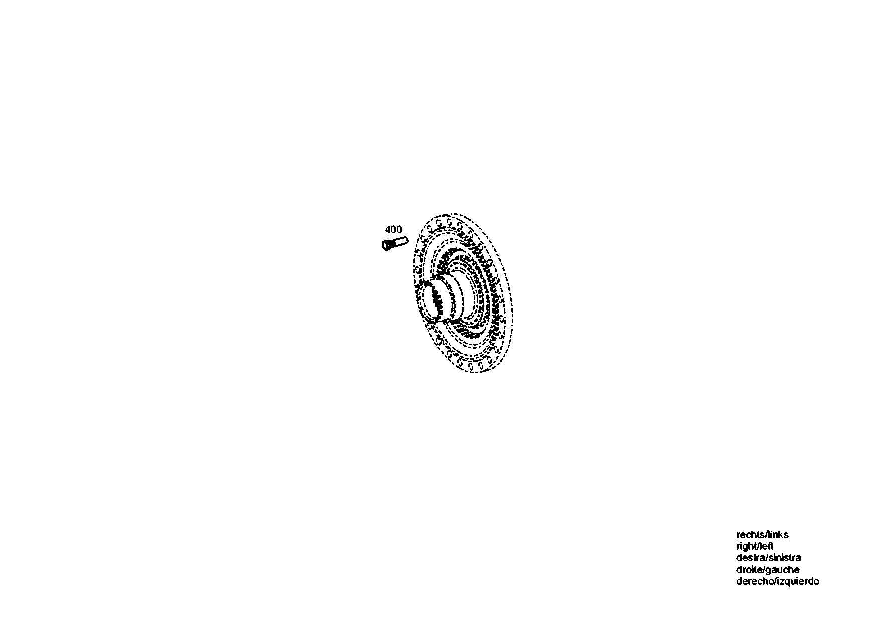 drawing for JOHN DEERE F436040 - WHEEL STUD (figure 4)