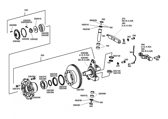 Technical drawing of EVOBUS A0009910009 STOP SCREW with dimensions and layout (figure 3)