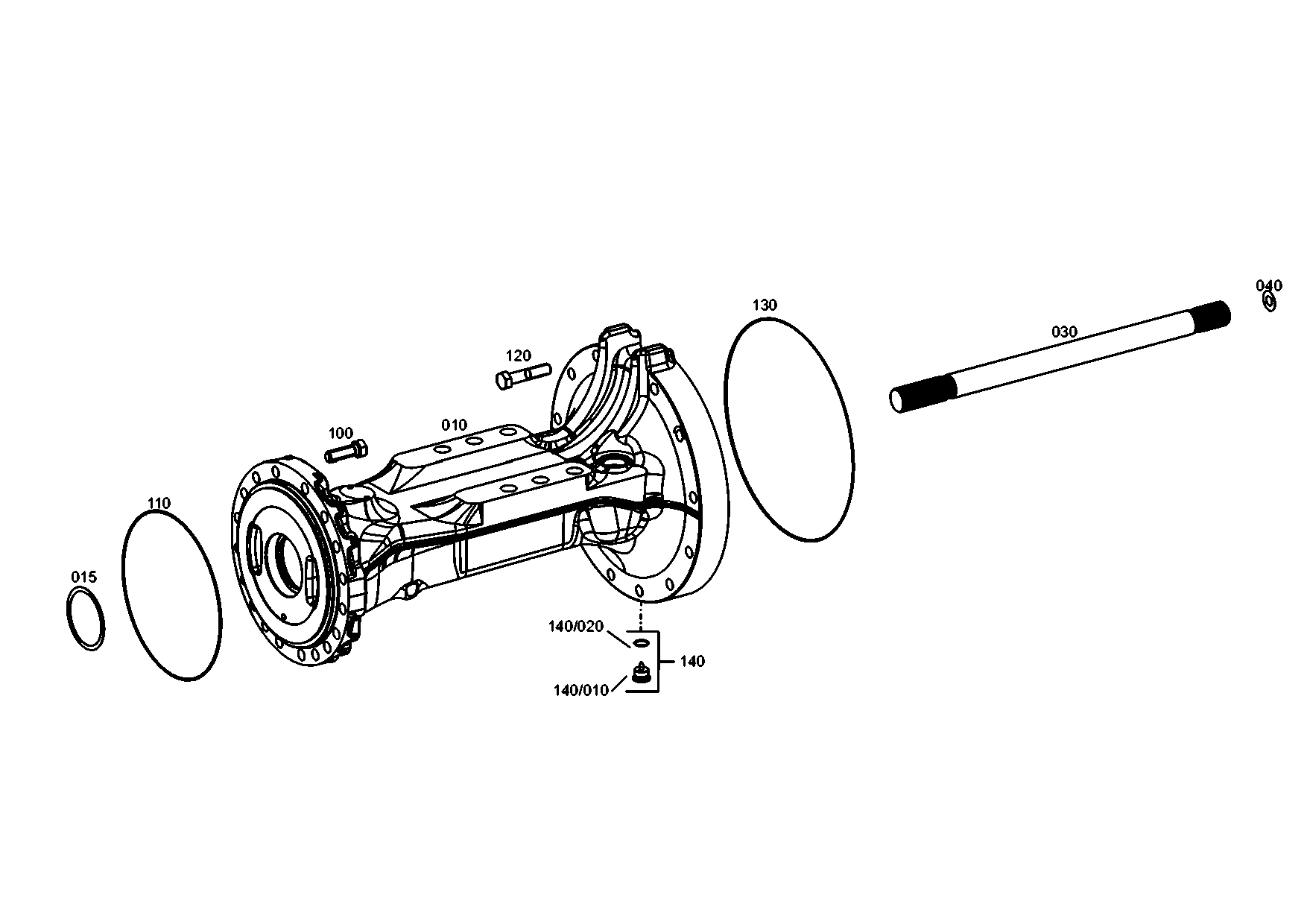 drawing for CNH NEW HOLLAND 87743205 - O-RING (figure 2)