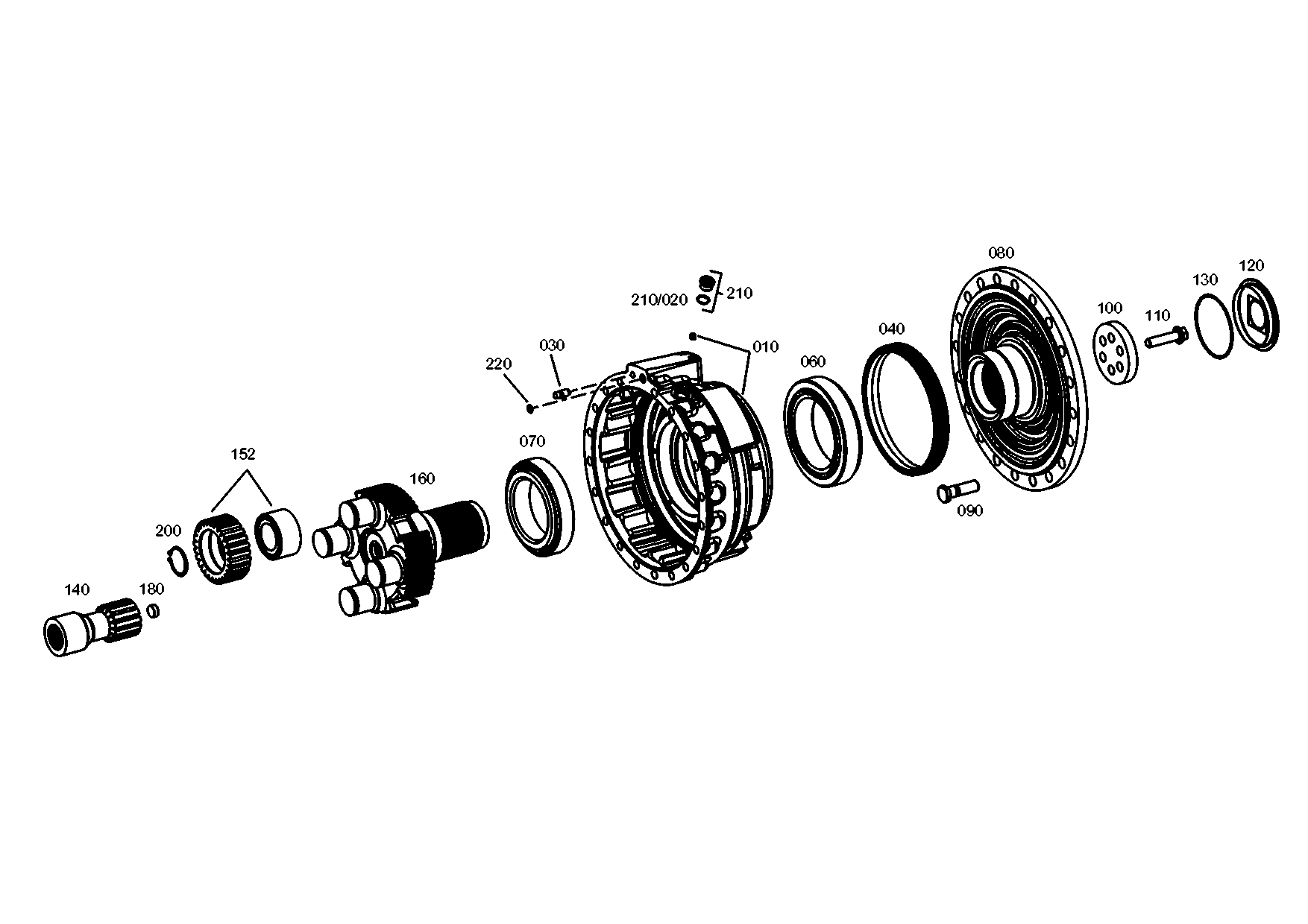 drawing for JOHN DEERE T386778 - SUN GEAR SHAFT (figure 5)