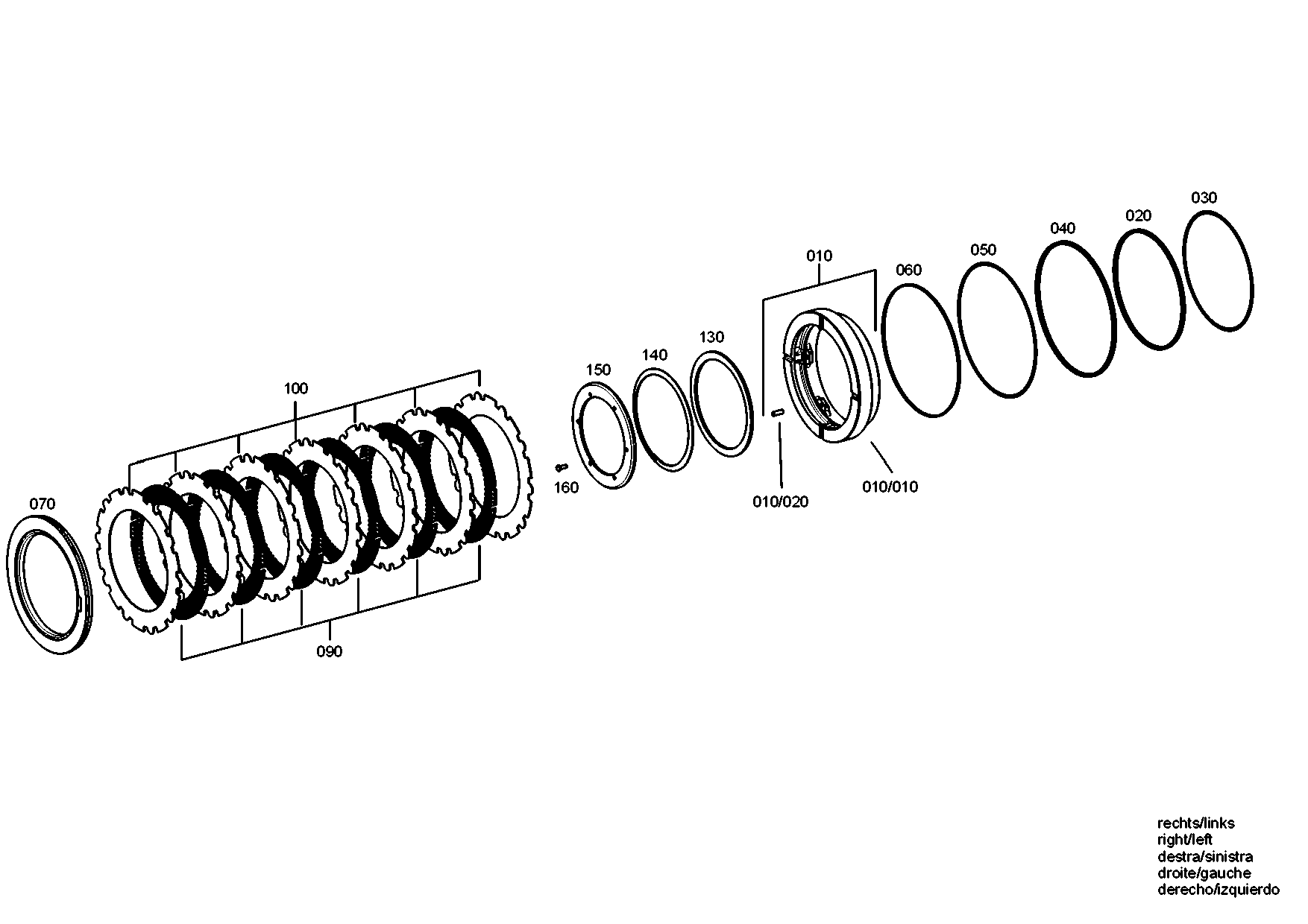 drawing for JOHN DEERE T386857 - END SHIM (figure 4)