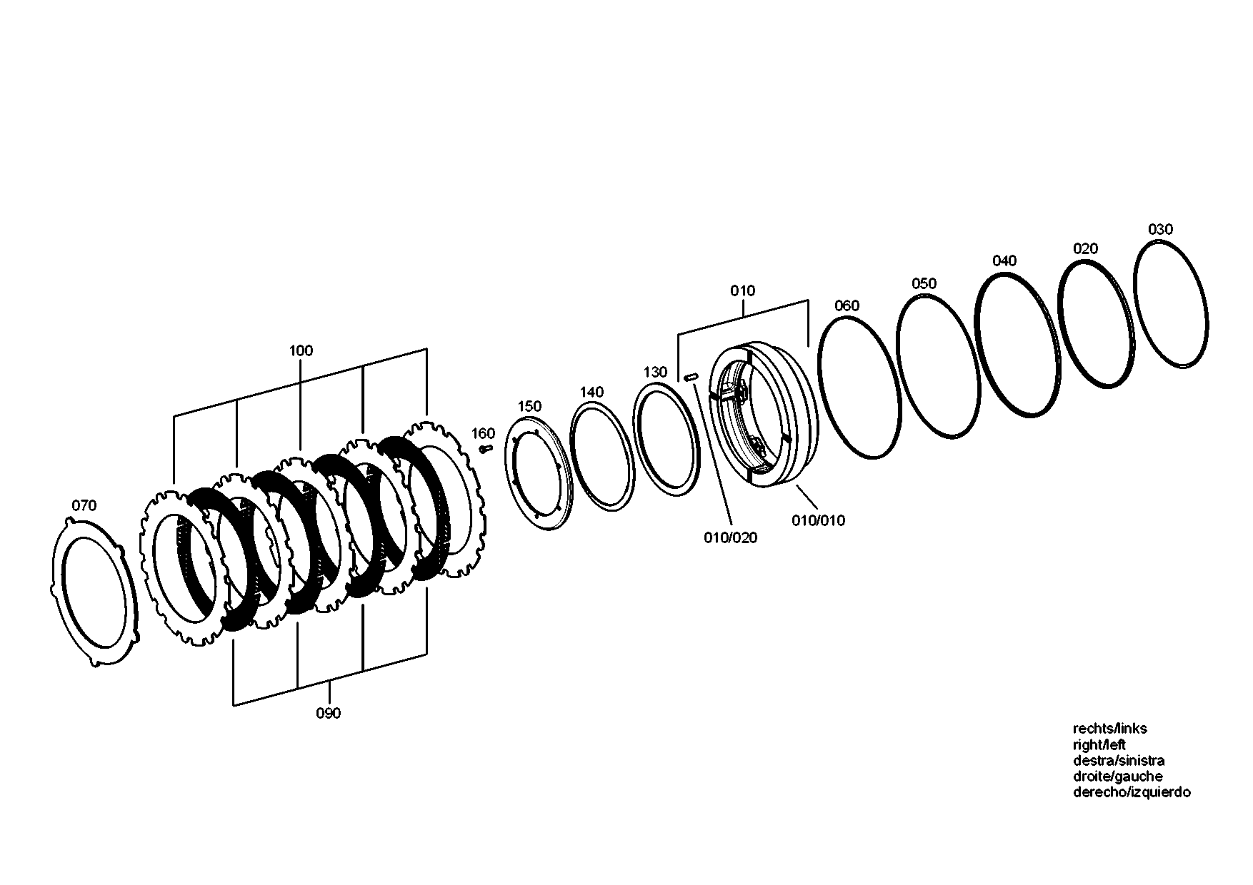 drawing for Hyundai Construction Equipment ZGAQ-04903 - PISTON (figure 1)