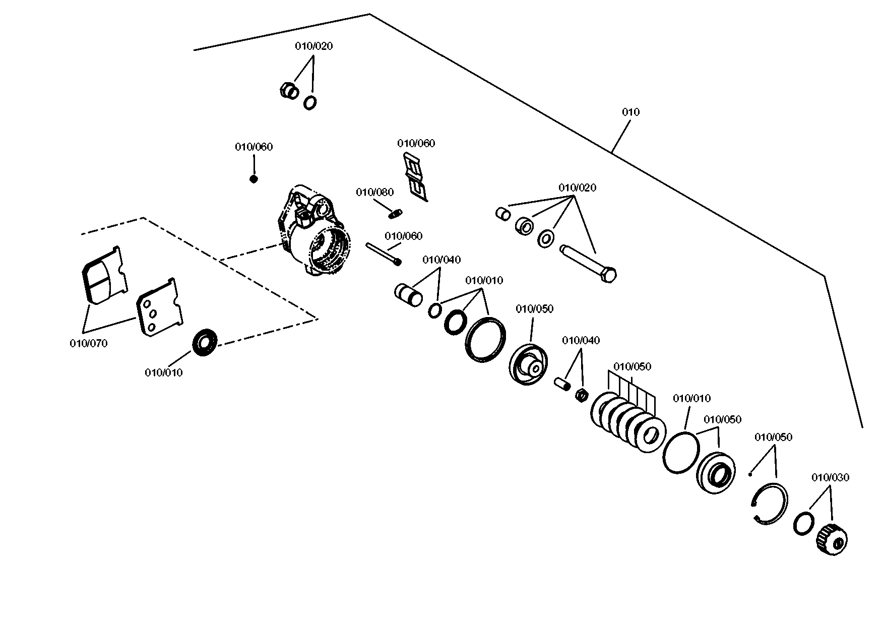 drawing for CNH NEW HOLLAND 8486938 - BRAKE DISC (figure 2)