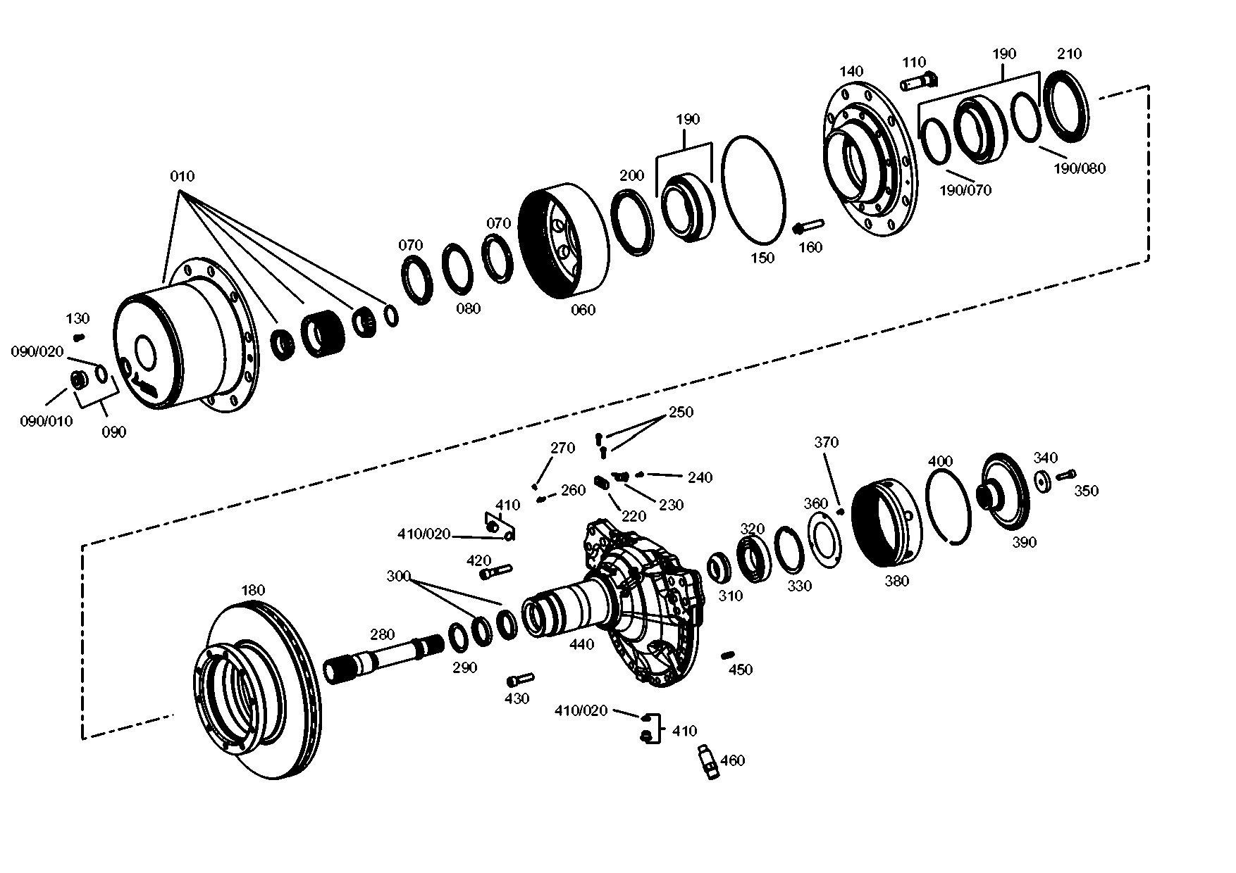 drawing for AGCO V35116100 - BALL BEARING (figure 1)