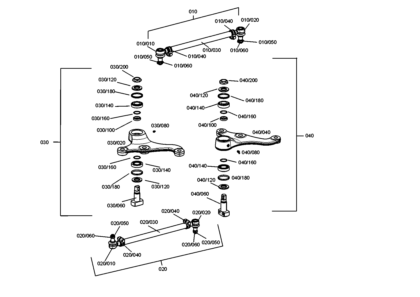 drawing for CARROCERIAS AYATS 31001669 - STEERING ARM (figure 2)