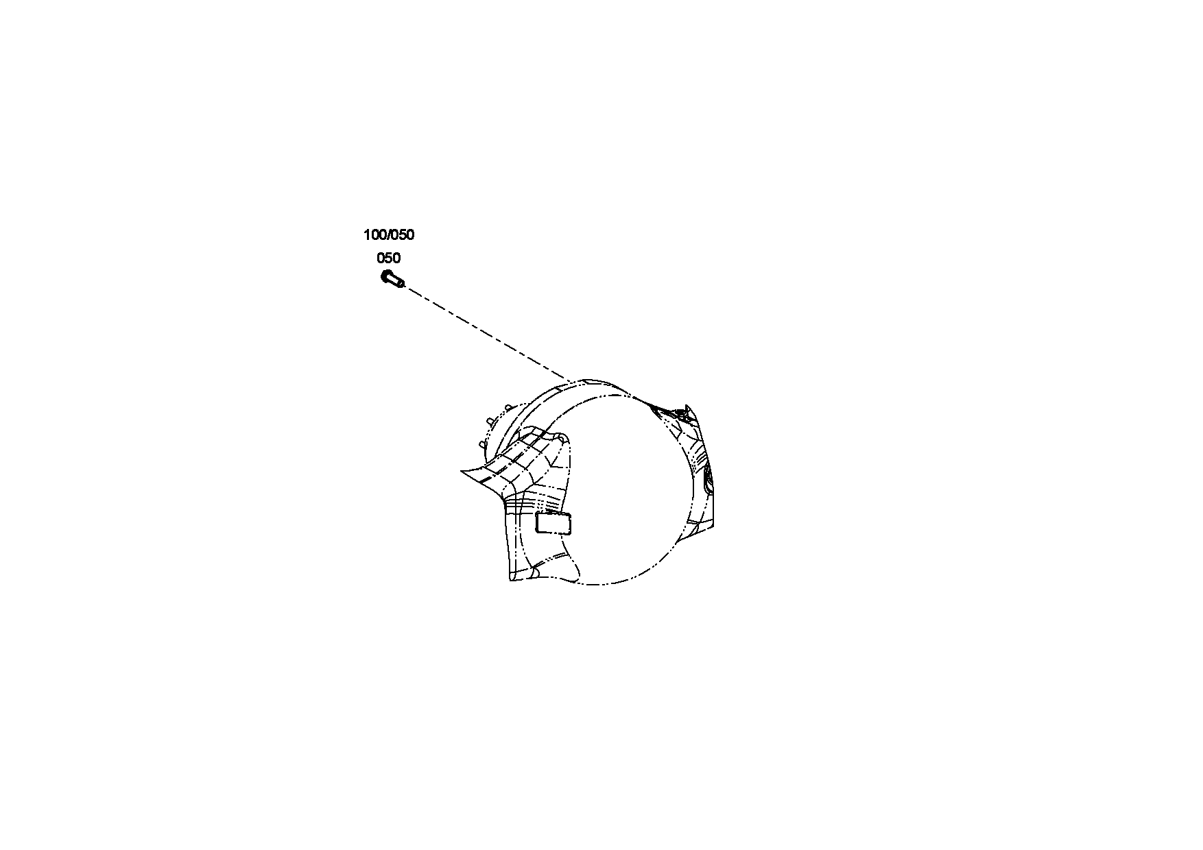 drawing for LIUGONG 00B0686 - HEXAGON SCREW (figure 4)