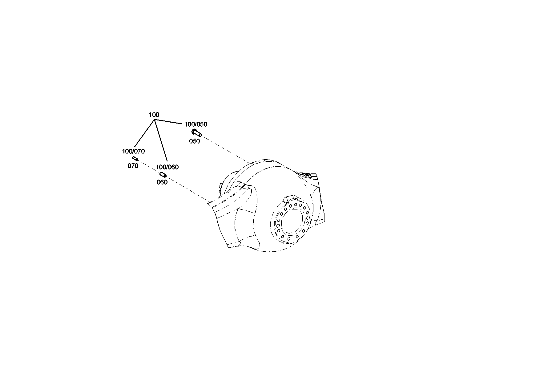 drawing for LIUGONG 00B0686 - HEXAGON SCREW (figure 5)