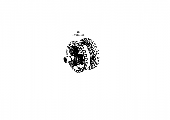 drawing for DOOSAN 130107-00038 - OUTER CLUTCH DISC (figure 3)