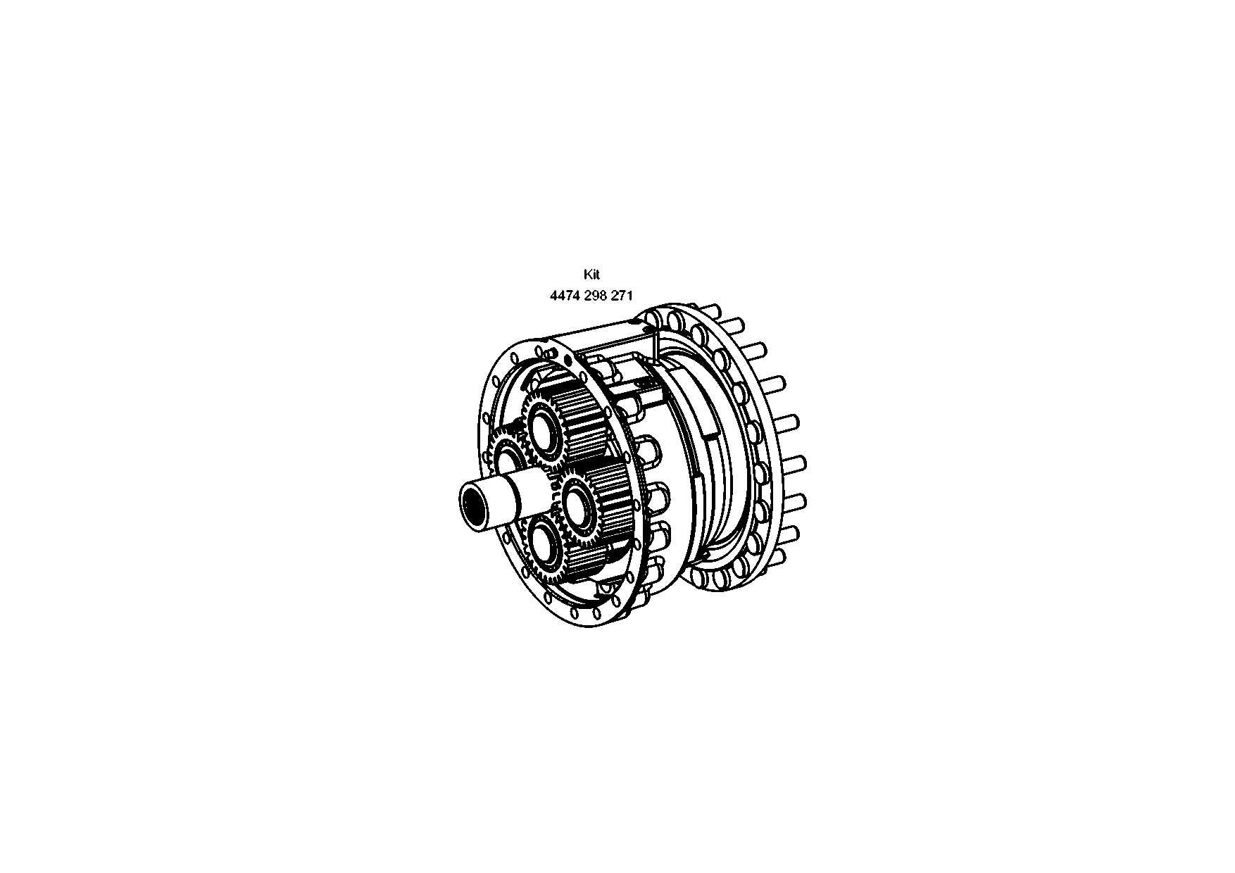 drawing for Hyundai Construction Equipment ZGAQ-04547 - SHAFT-AXLE (figure 4)