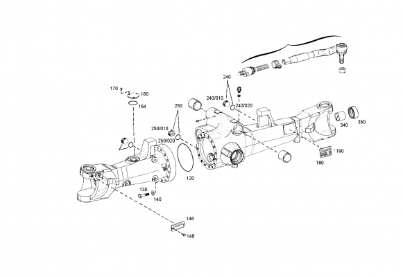 Technical drawing of AGCO X548.911.400.000 O-RING with dimensions and layout (figure 3)