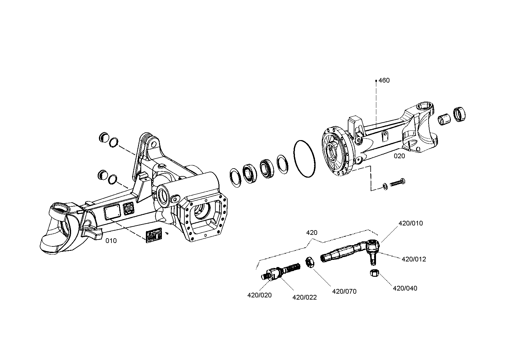 drawing for JOHN DEERE AL119379 - BALL JOINT (figure 2)