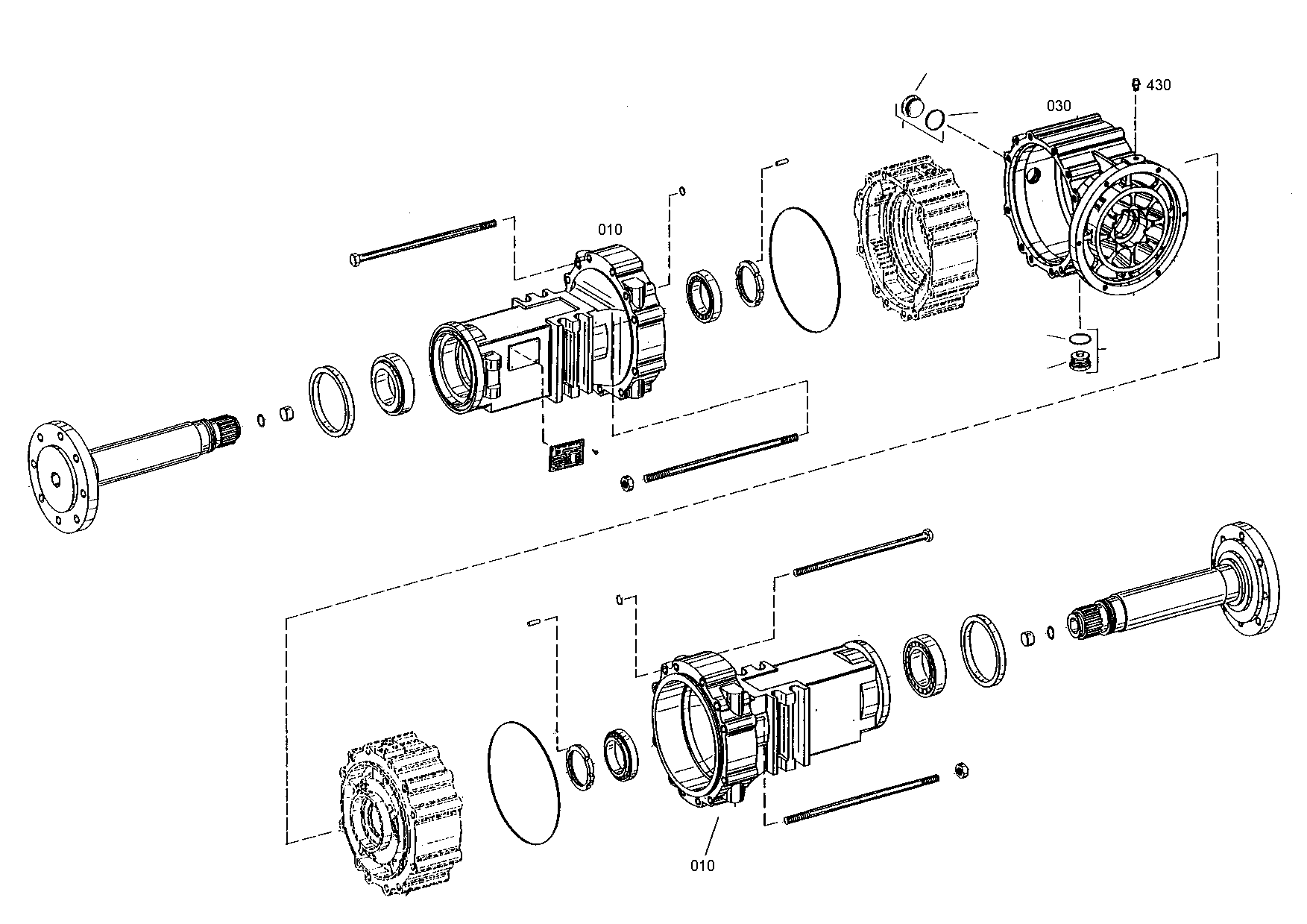 drawing for CUKUROVA AT179499 - AXLE CASING (figure 2)