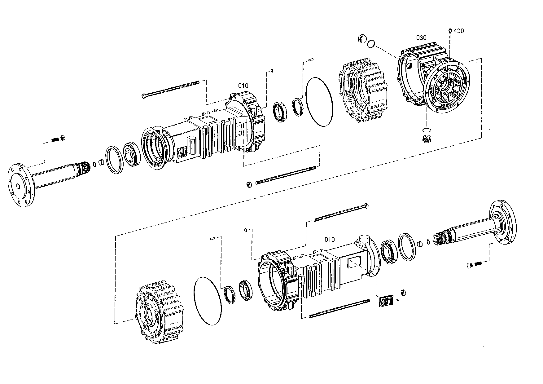 drawing for CAMECO T164998 - AXLE DRIVE HOUSING (figure 2)