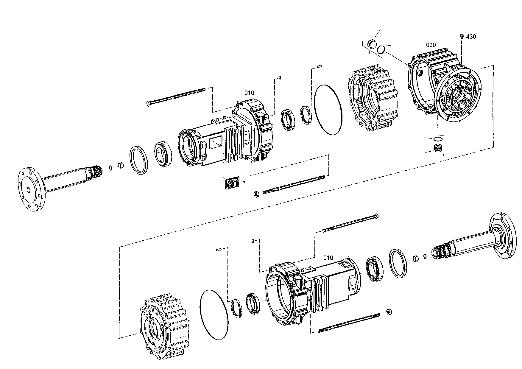 drawing for CUKUROVA AT179499 - AXLE CASING (figure 3)